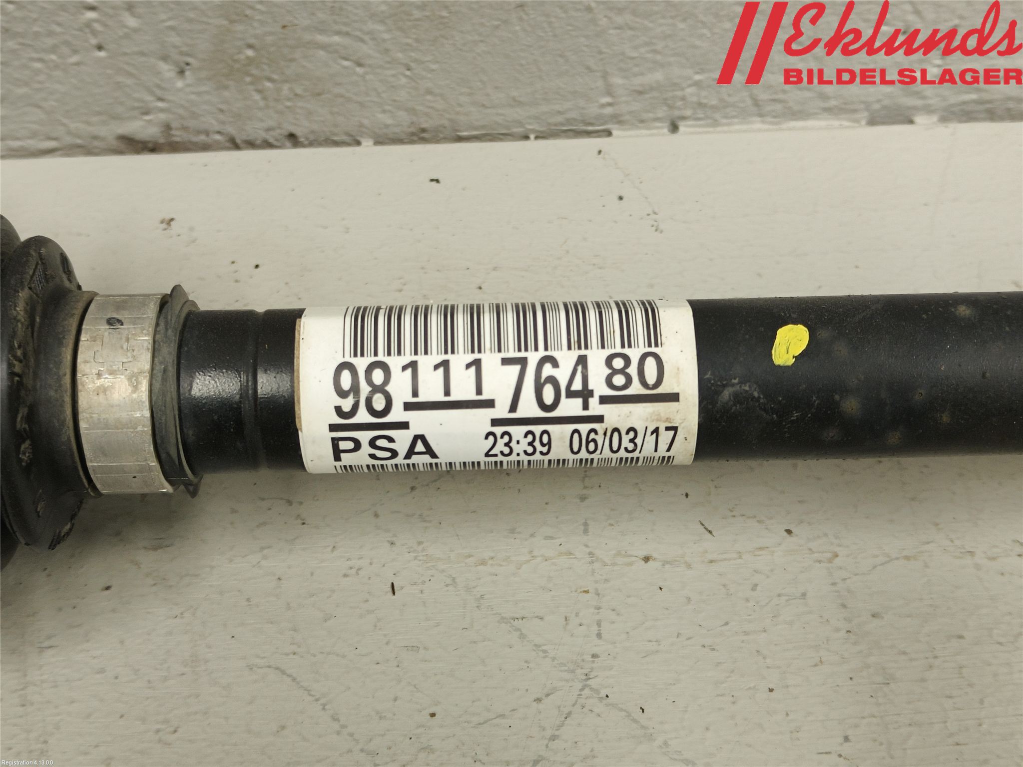 Peugeot 3008 17-24 Drivaxel Fram Höger
