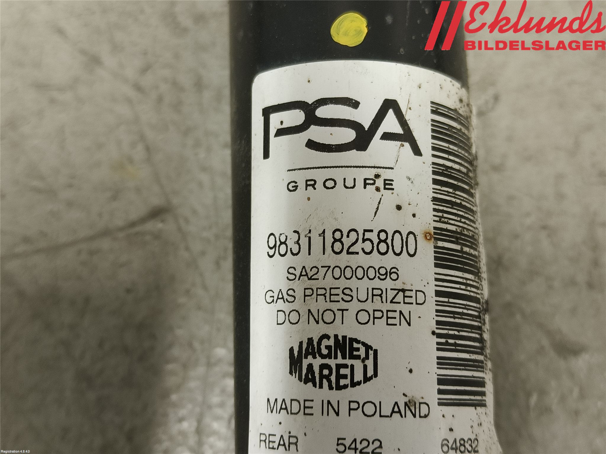 Peugeot 208/E-208 20- Stötdämpare Bak