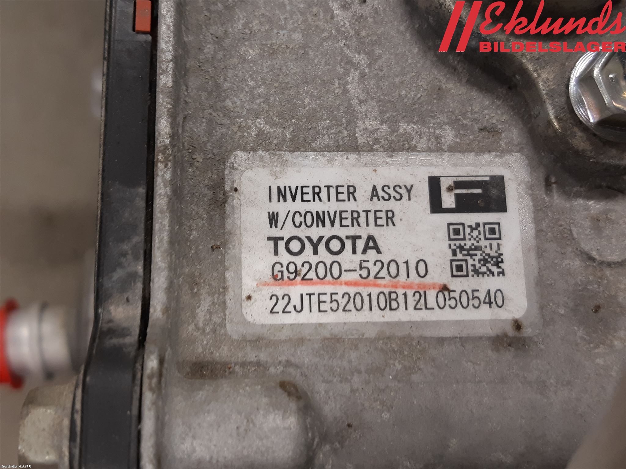 Toyota YARIS XP130 12-14 Hybridconverter