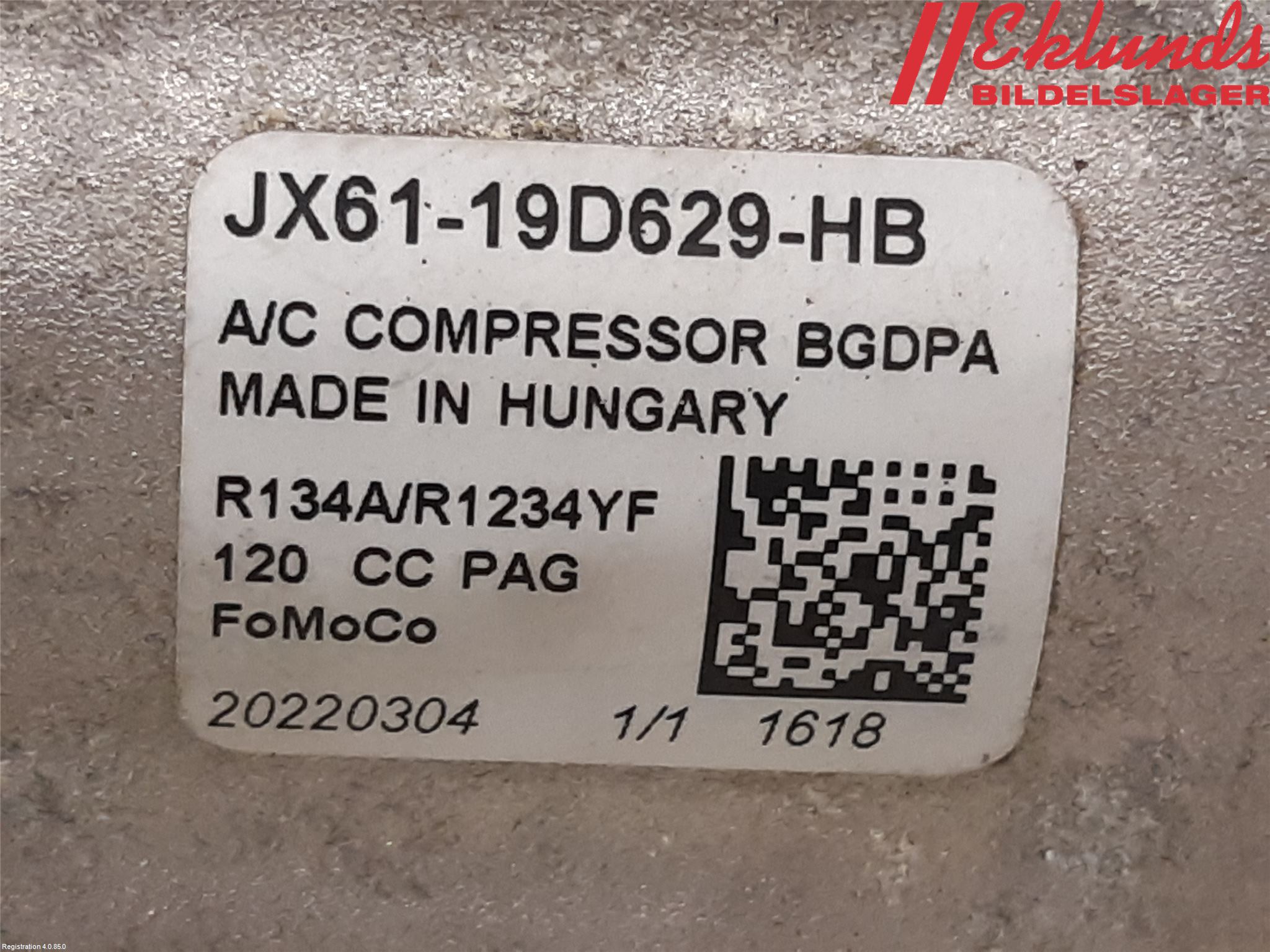 Ford TRANSIT/TOURNEO CUSTOM 13-24 Ac Kompressor