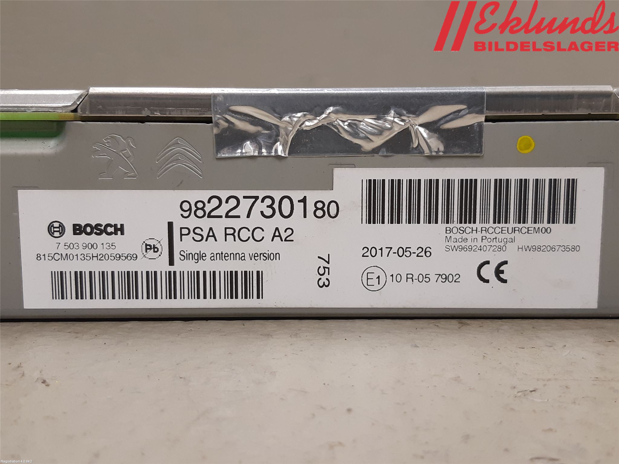 Peugeot EXPERT/E-EXPERT 17- Cd Radio - Multimediapanel