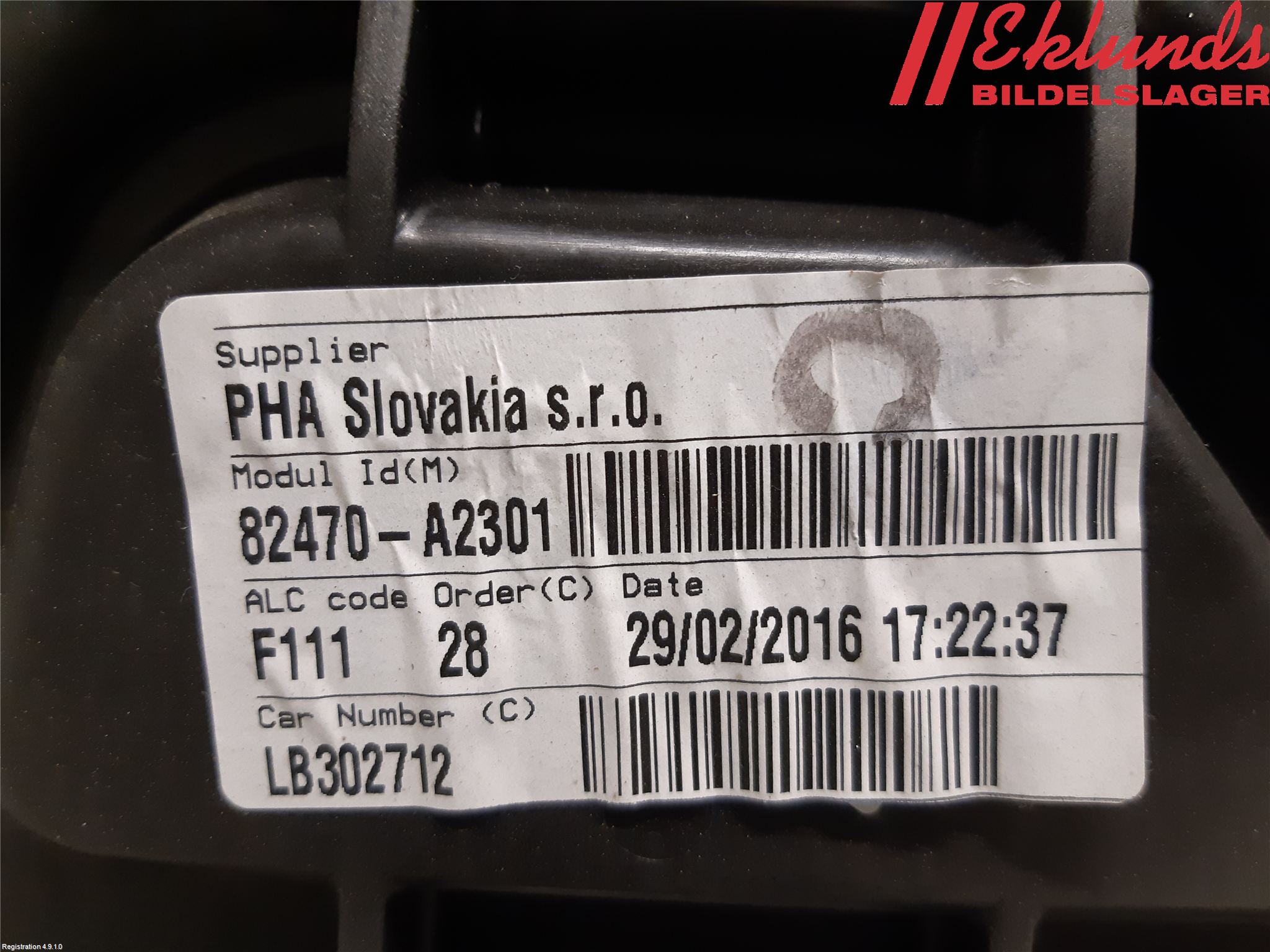 Kia CEED 12-18 Fönsterhiss El Kompl