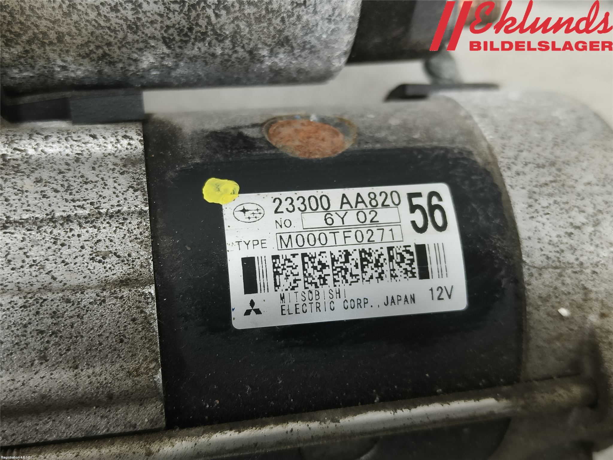 Subaru XV 12-17 Startmotor