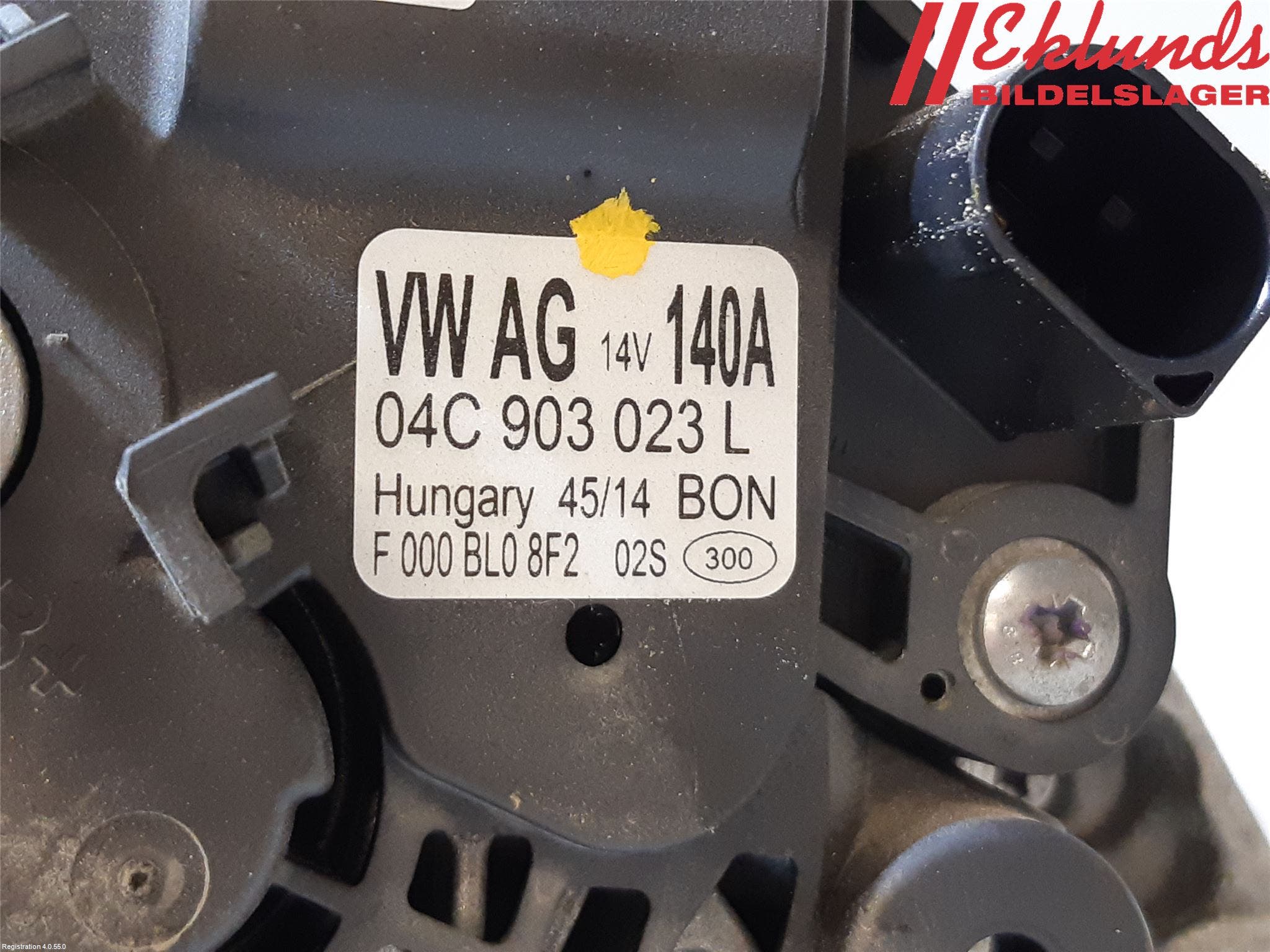 Volkswagen VW POLO 10-17 Generator