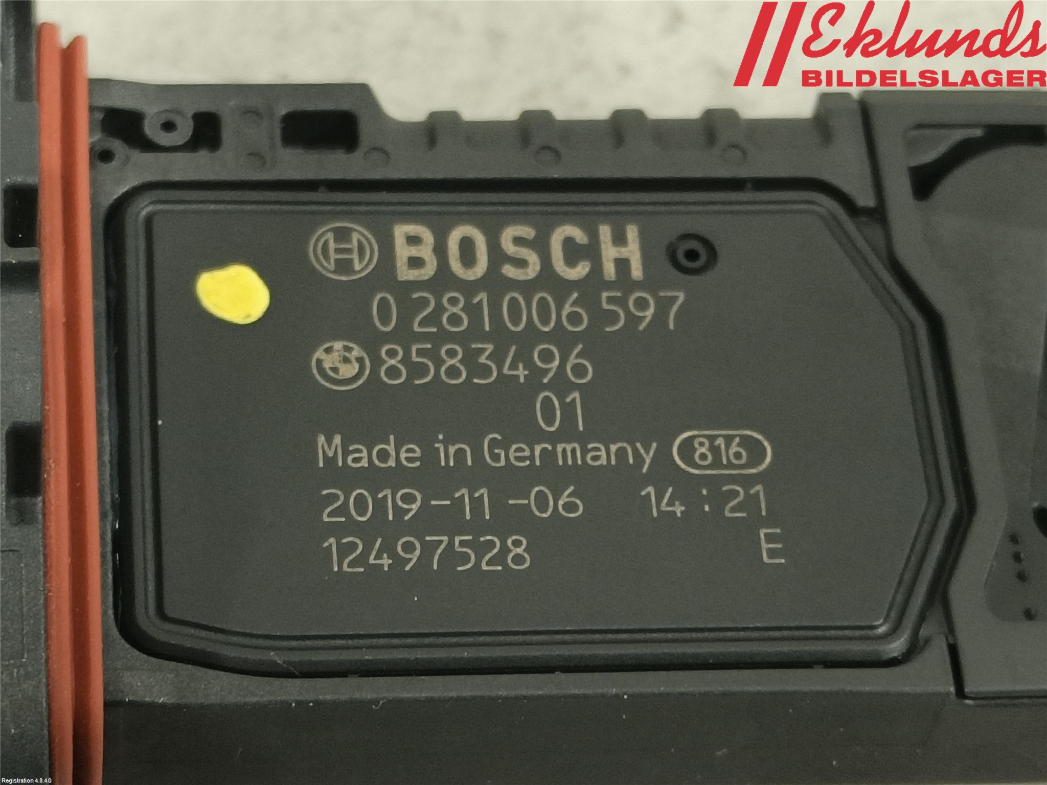 BMW 5 G30/G31/F90 17-23 Injluftmassamätare