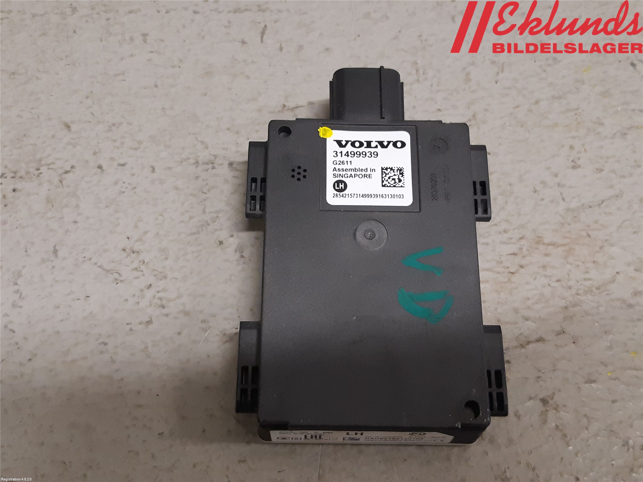 Volvo XC90/RECHARGE 16- Sensor Aktivt Kollisionsskydd