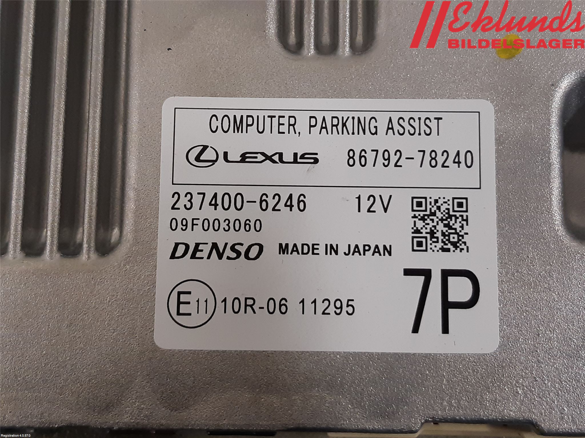 Lexus NX 340h/450h+ 21- Styrenhet Parkeringshjälp