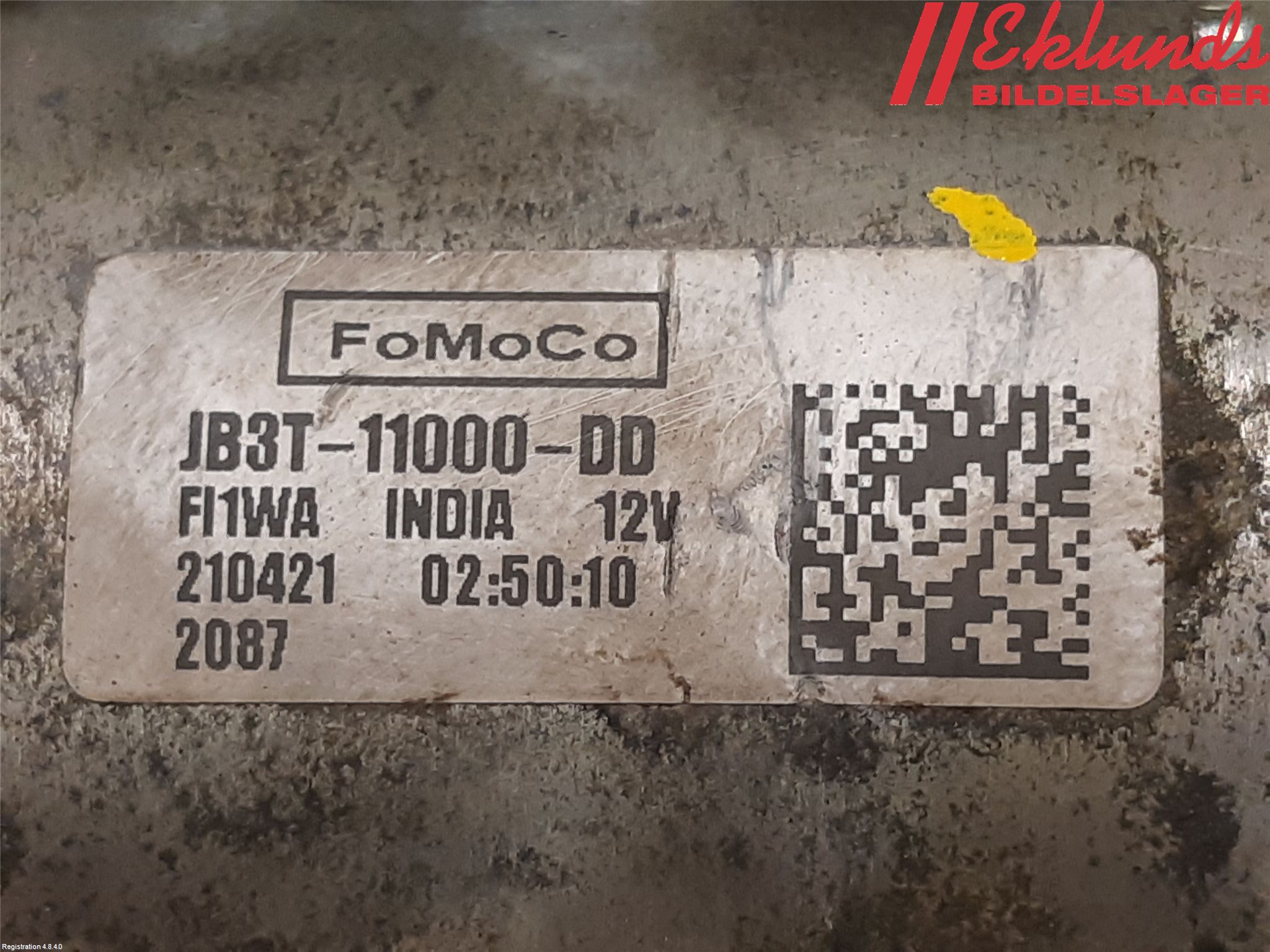 Ford RANGER 22- Startmotor Diesel