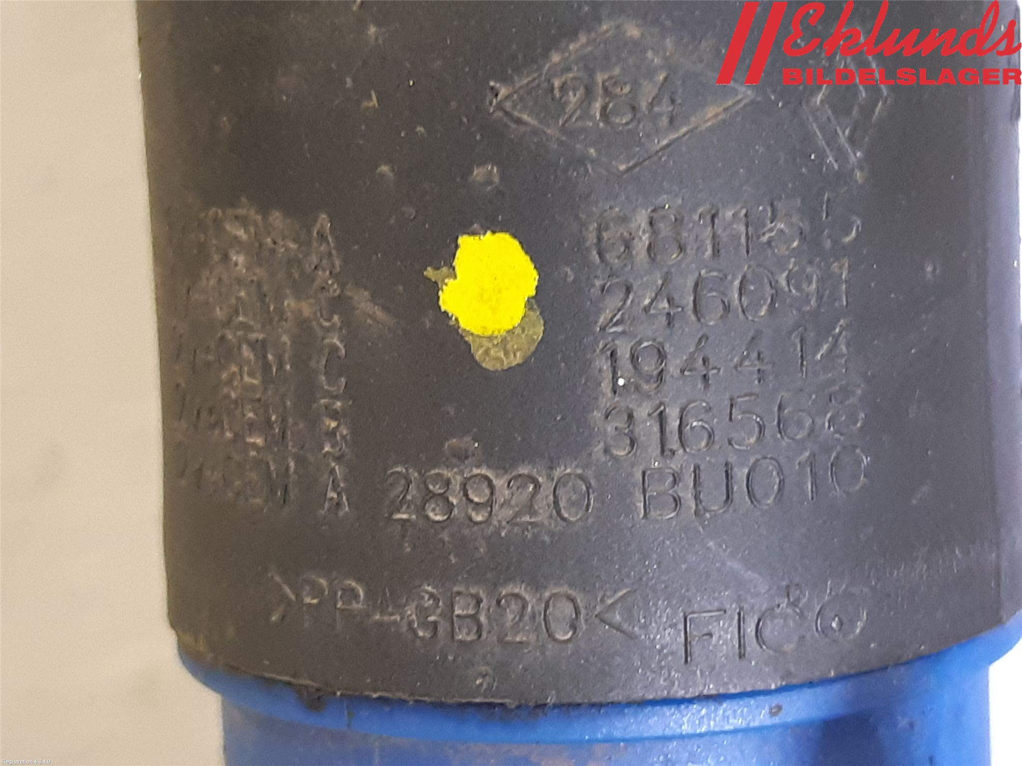 Renault CLIO IV 12-16 Spolarpump Vindruta