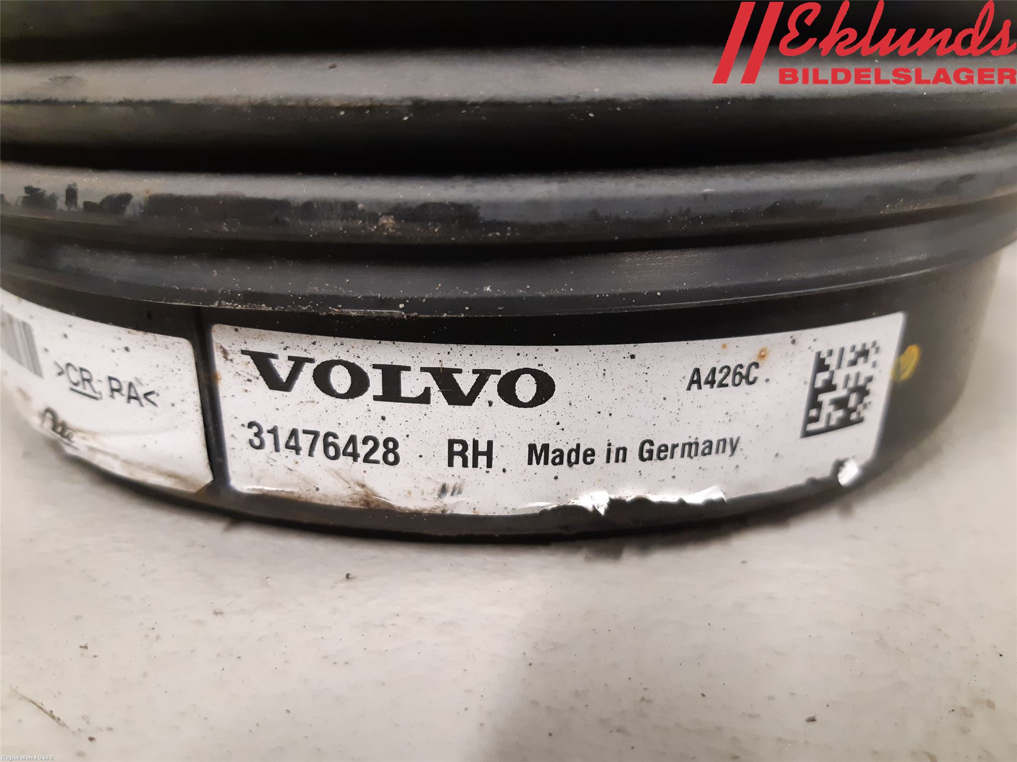 Volvo XC90/RECHARGE 16- Nivå-Luftfjädring Bälg