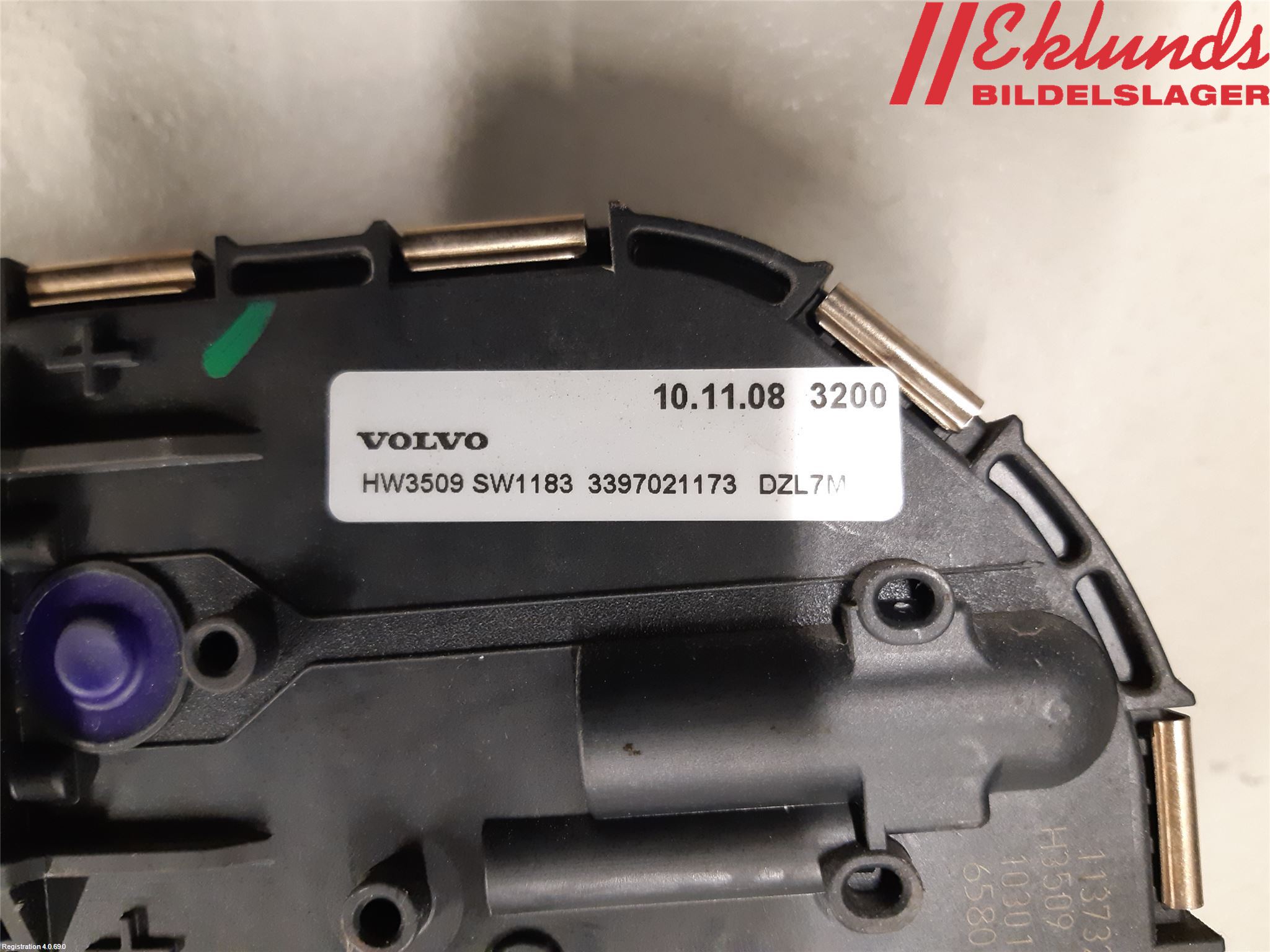 Volvo V60 11-13 Torkarmotor Vindruta