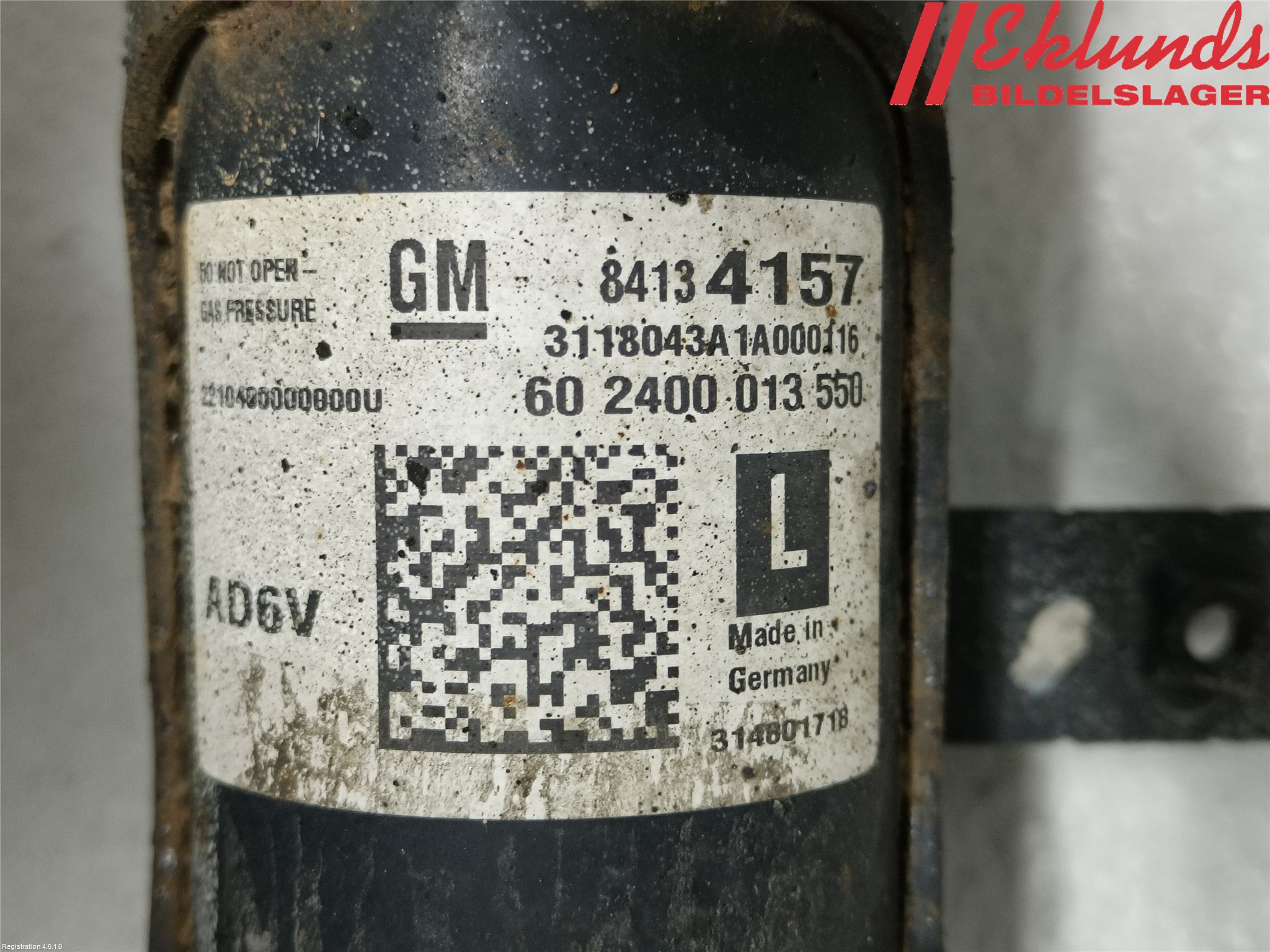 Opel INSIGNIA 17- Fjäderben Fram Vänster