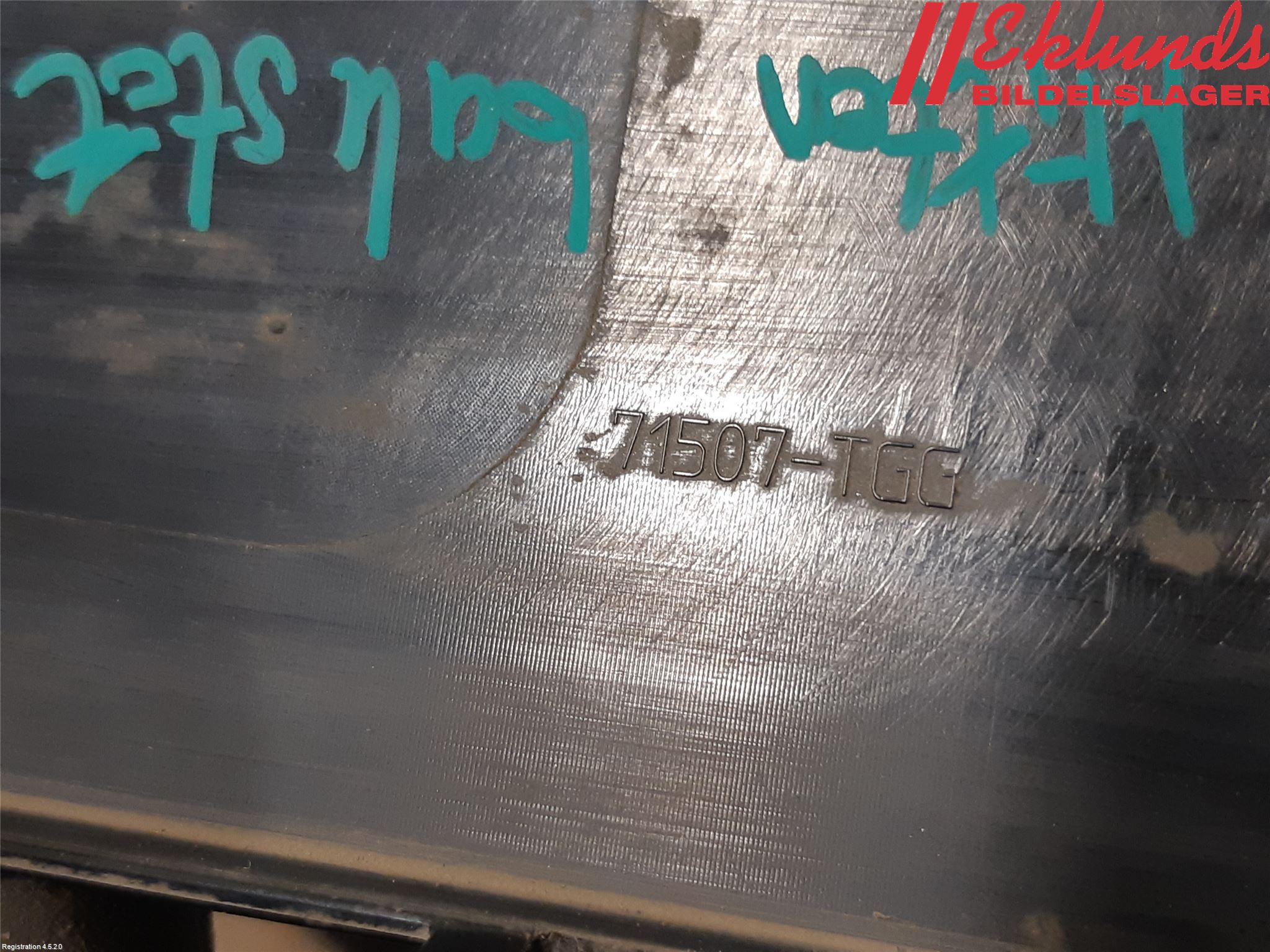 Honda CIVIC 17-22 Stötfångarlist Bak