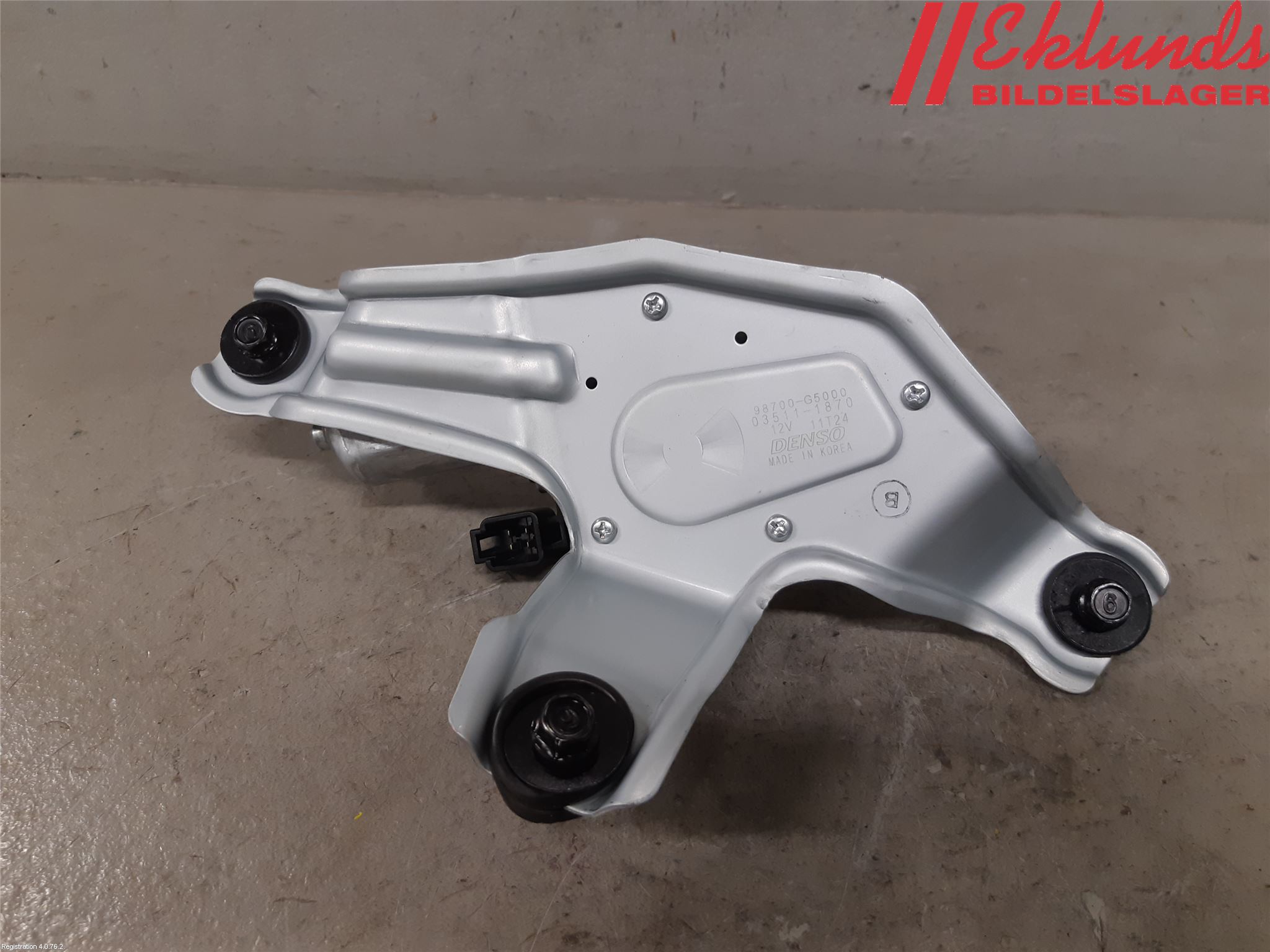 Kia NIRO (DE) 17-22 Torkarmotor Baklucka
