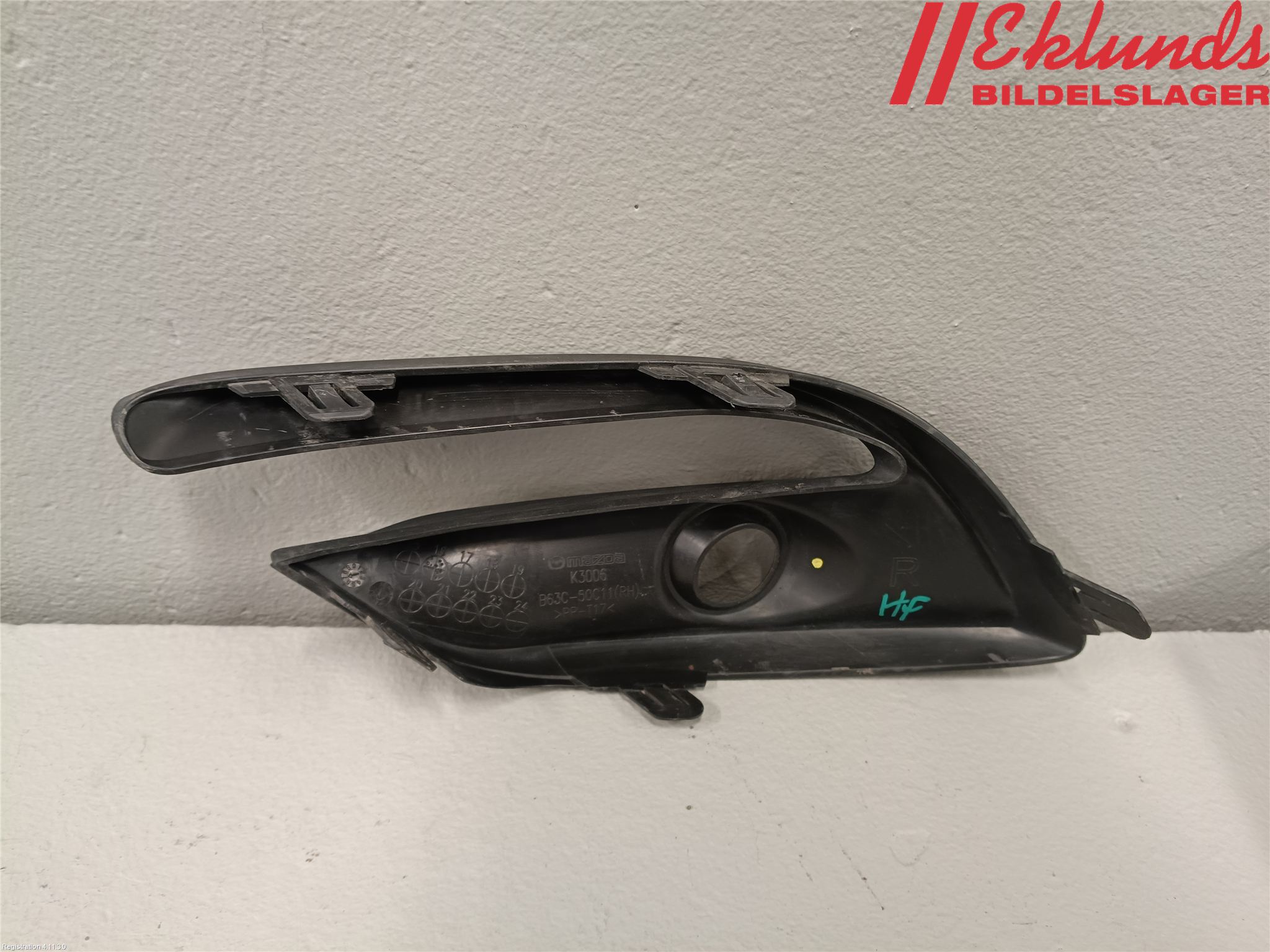 Mazda 3 III 14-19 Dimljussarg Fram