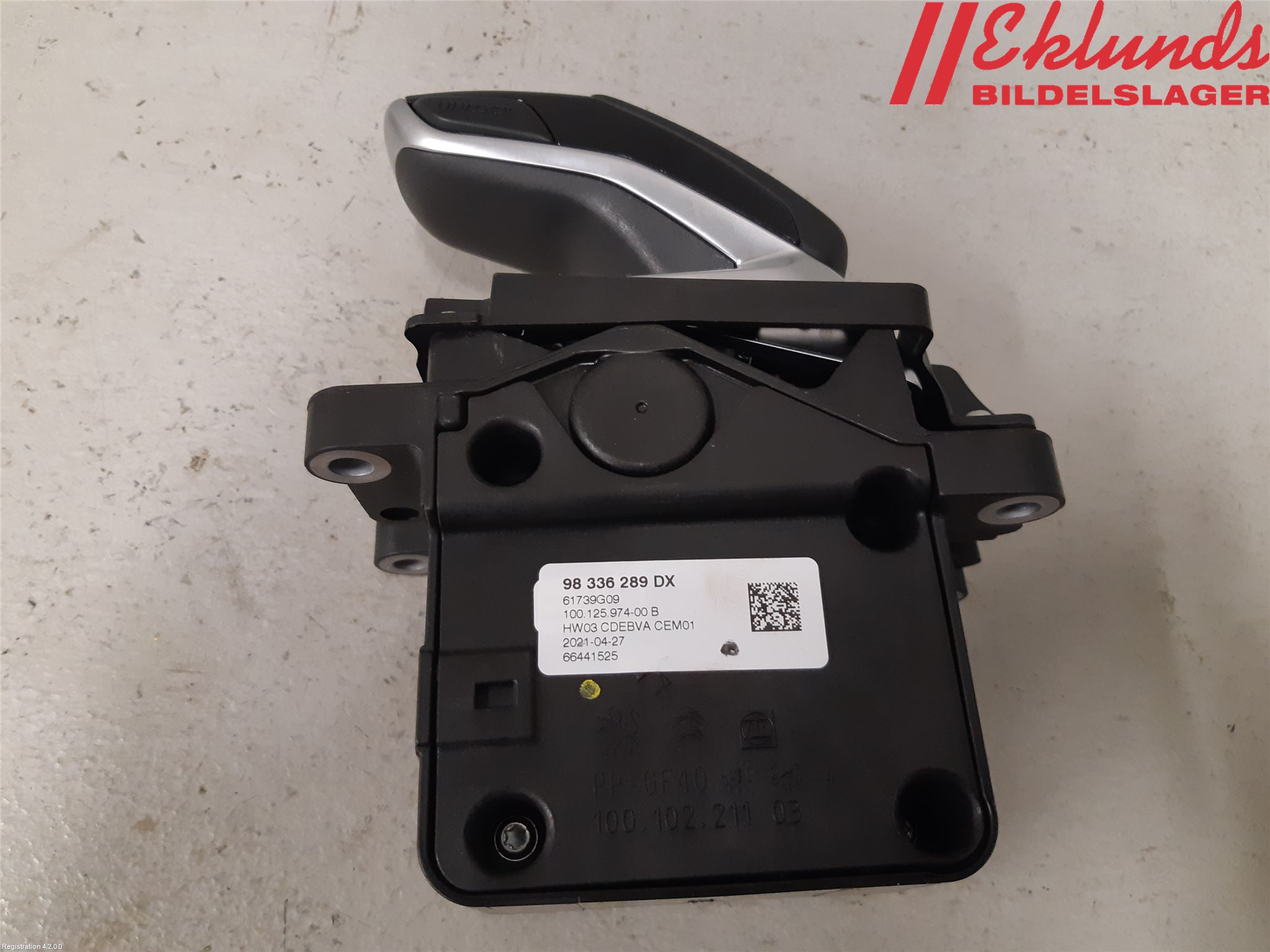 Peugeot 2008/E-2008 20- Växelspak