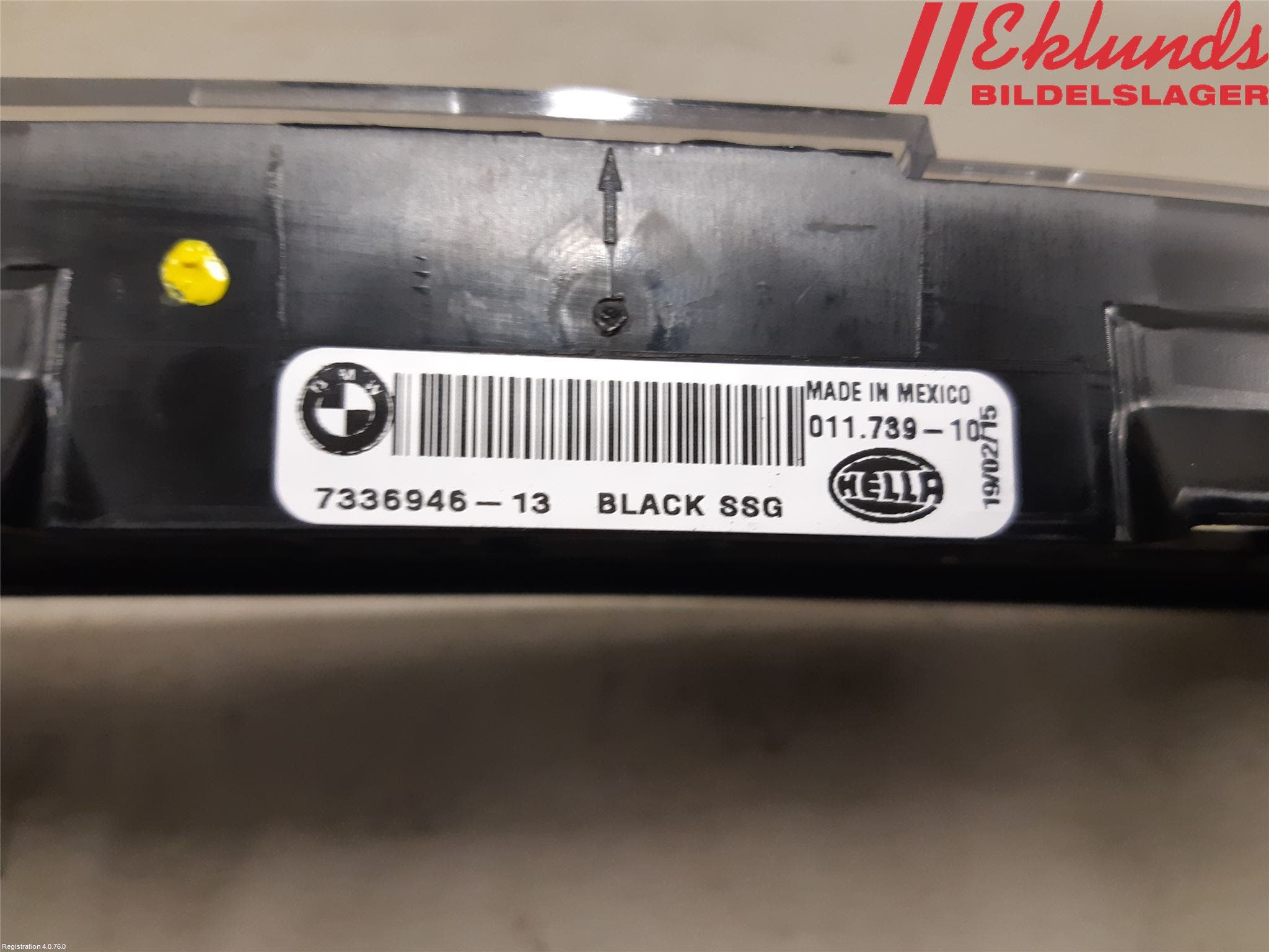 BMW X4 F26 14-18 Bromsljus Bakruta