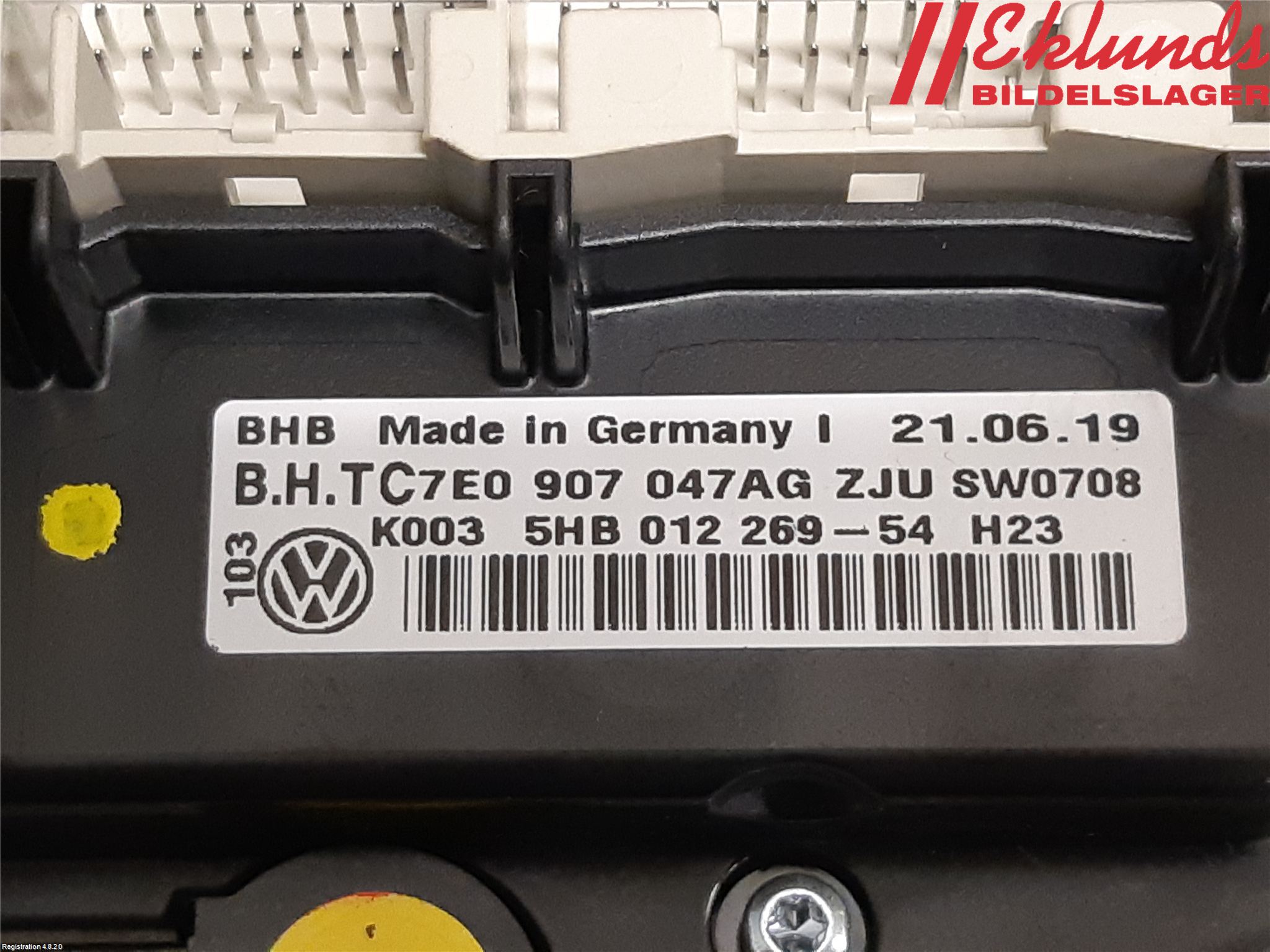Volkswagen VW TRANSP/CARAVELLE (T6) 16-22 Ac Styrenhet Ac Manöveren