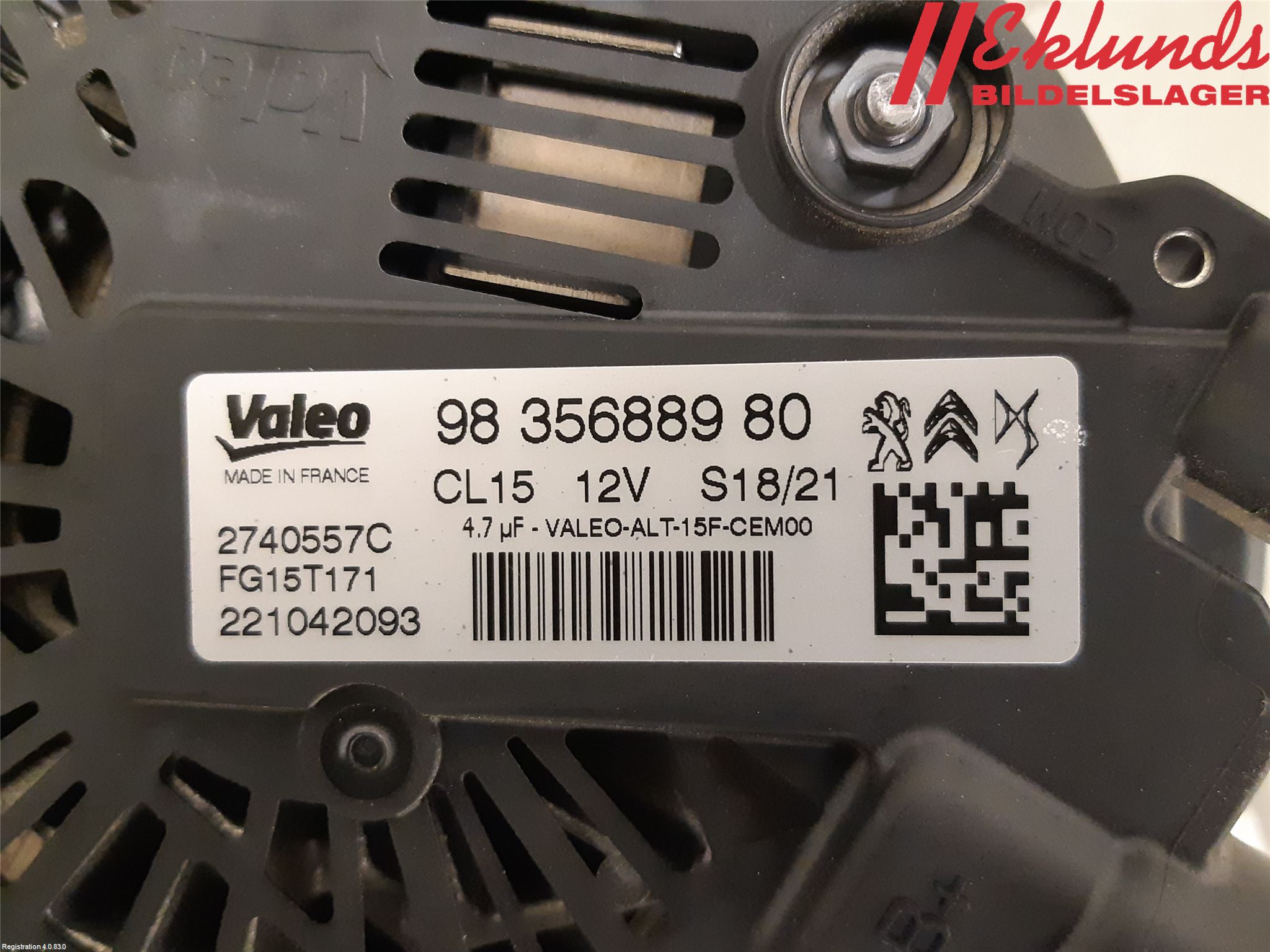 Peugeot 2008 13-20 Generator