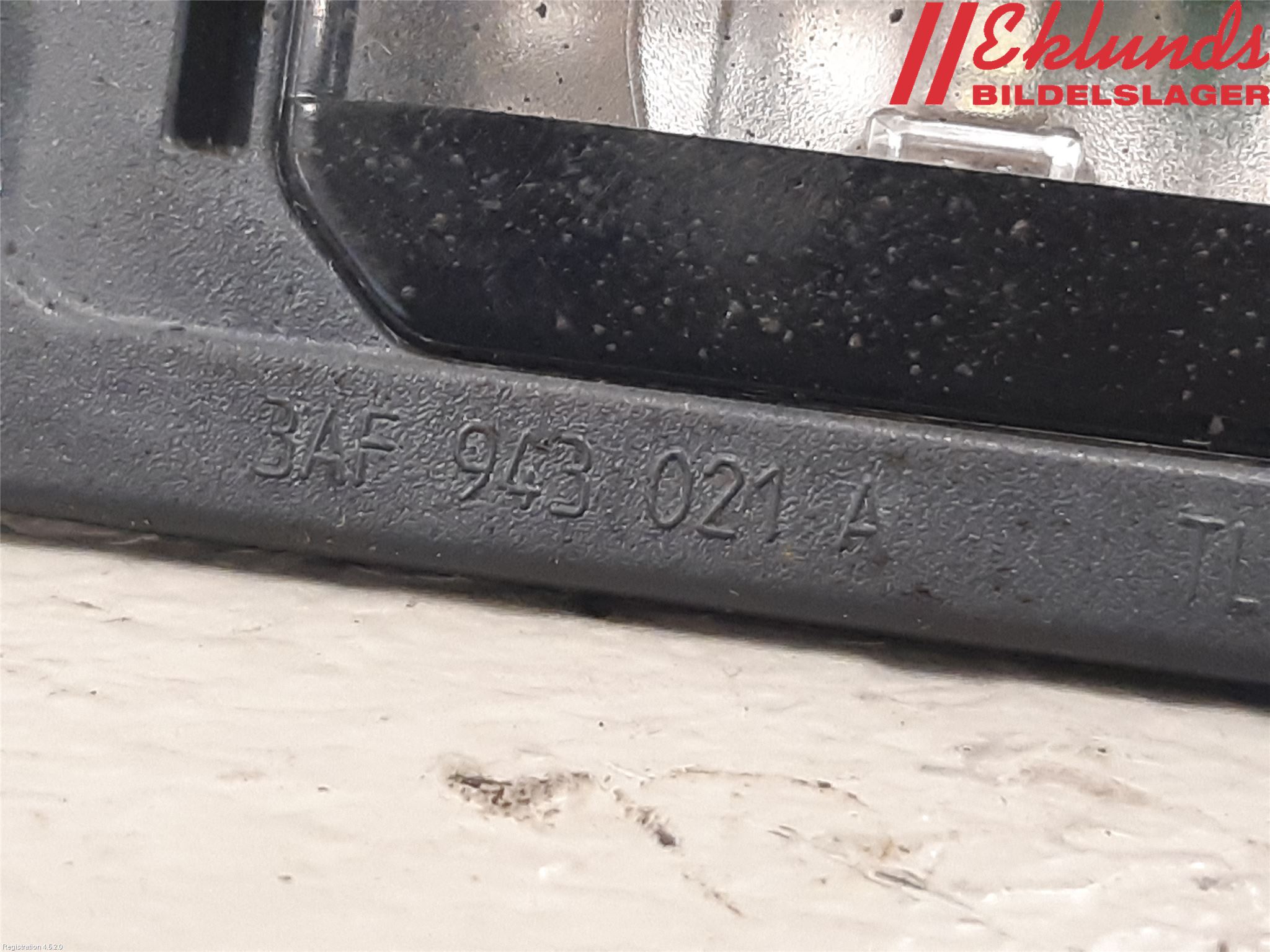 Volkswagen VW PASSAT 11-14 Skylt Belysning