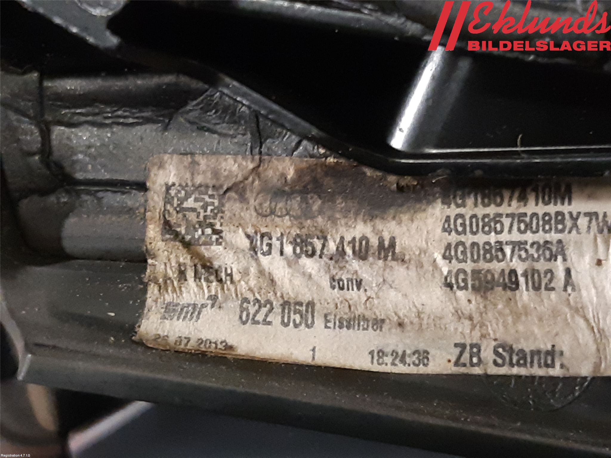 Audi A6/S6 4G 11-18 Spegel Yttre El Hö