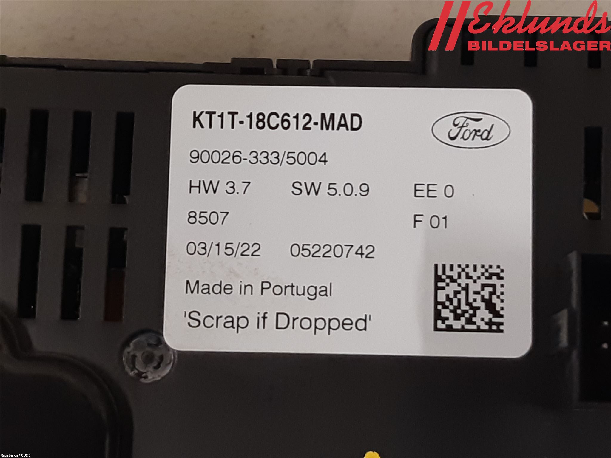 Ford TRANSIT/TOURNEO CUSTOM 13-24 Ac Styrenhet Ac Manöveren