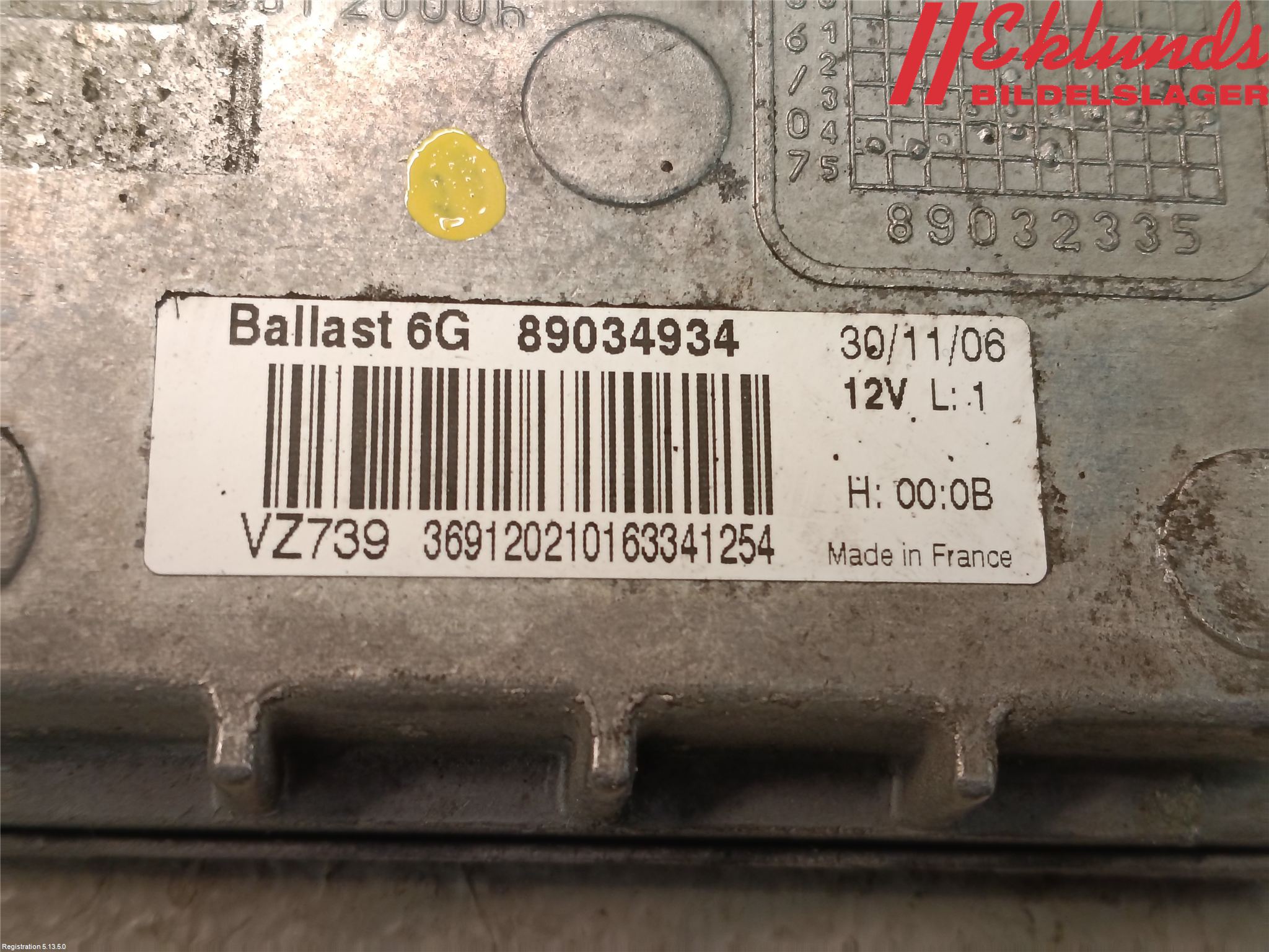 Volvo V70 05-08 Styrenhet Strålkastare