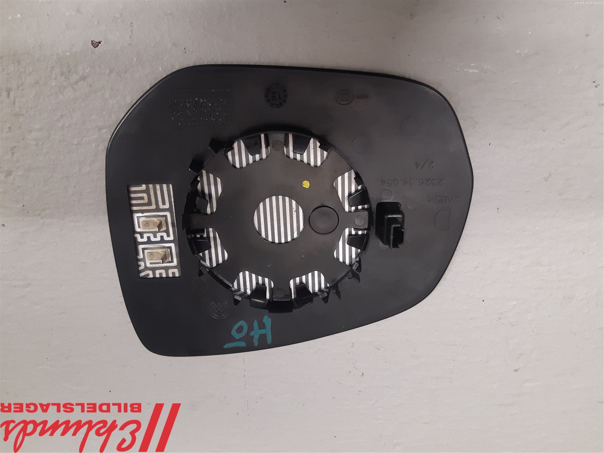 Peugeot 3008 09-16 Spegelglas Hö