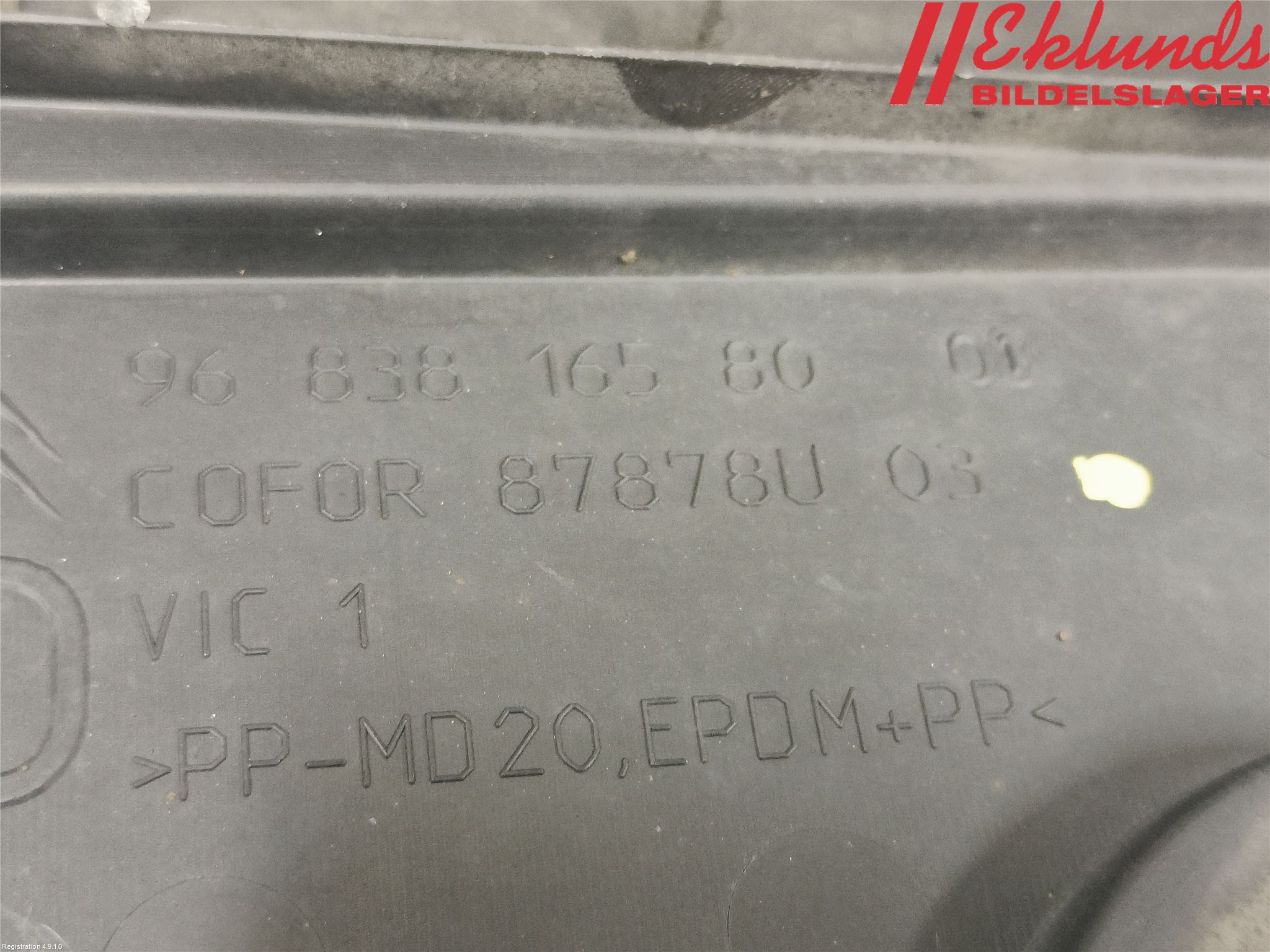 Citroen C3 10-17 Deflektor Plåt-Plast Kylning