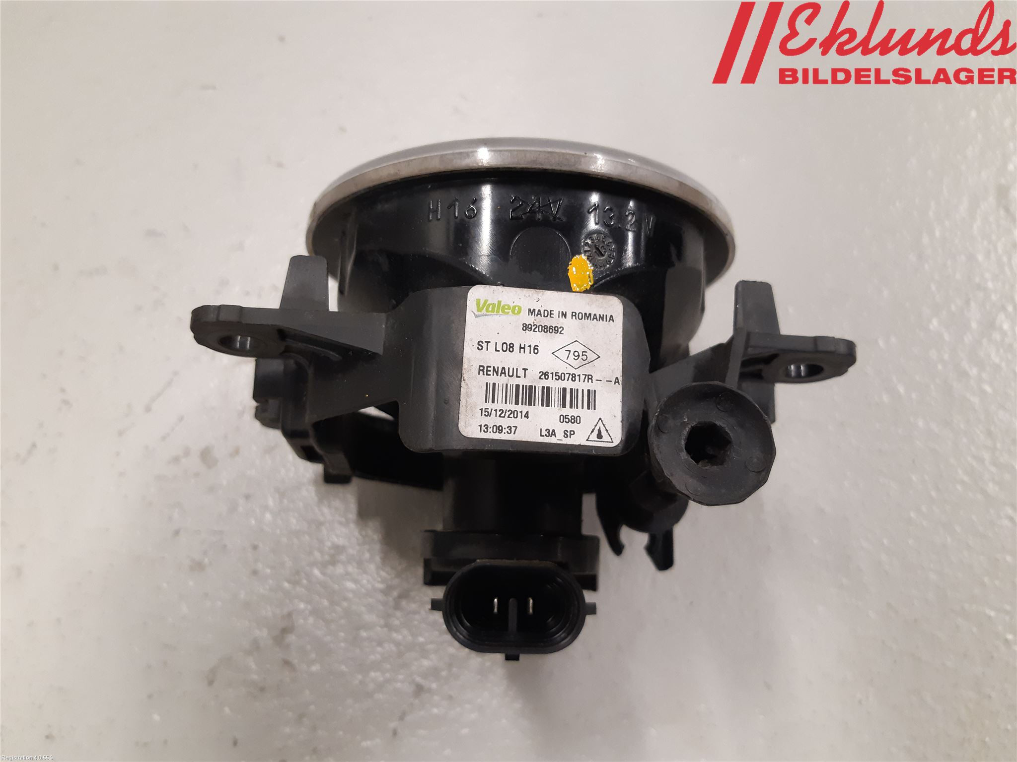 Dacia LODGY 12-18 Dimljus-Varselljus Fram