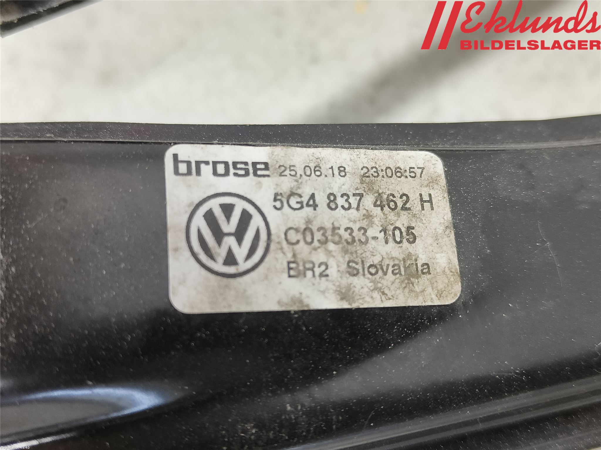 Volkswagen VW GOLF / E-GOLF VII 13-20 Fönsterhiss El Kompl