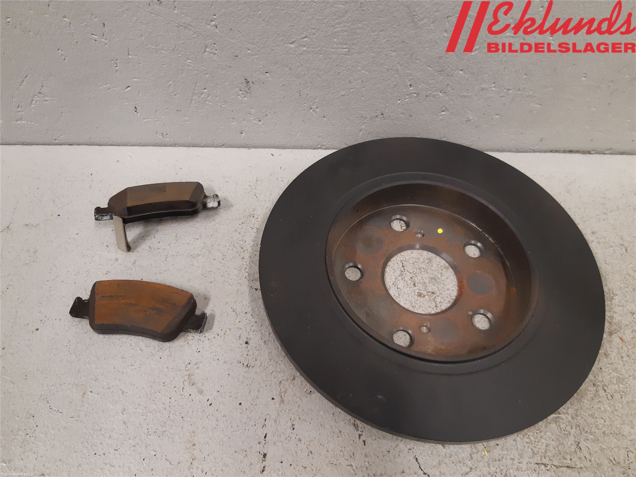 Toyota AURIS 10-12 Bromsskiva Bak