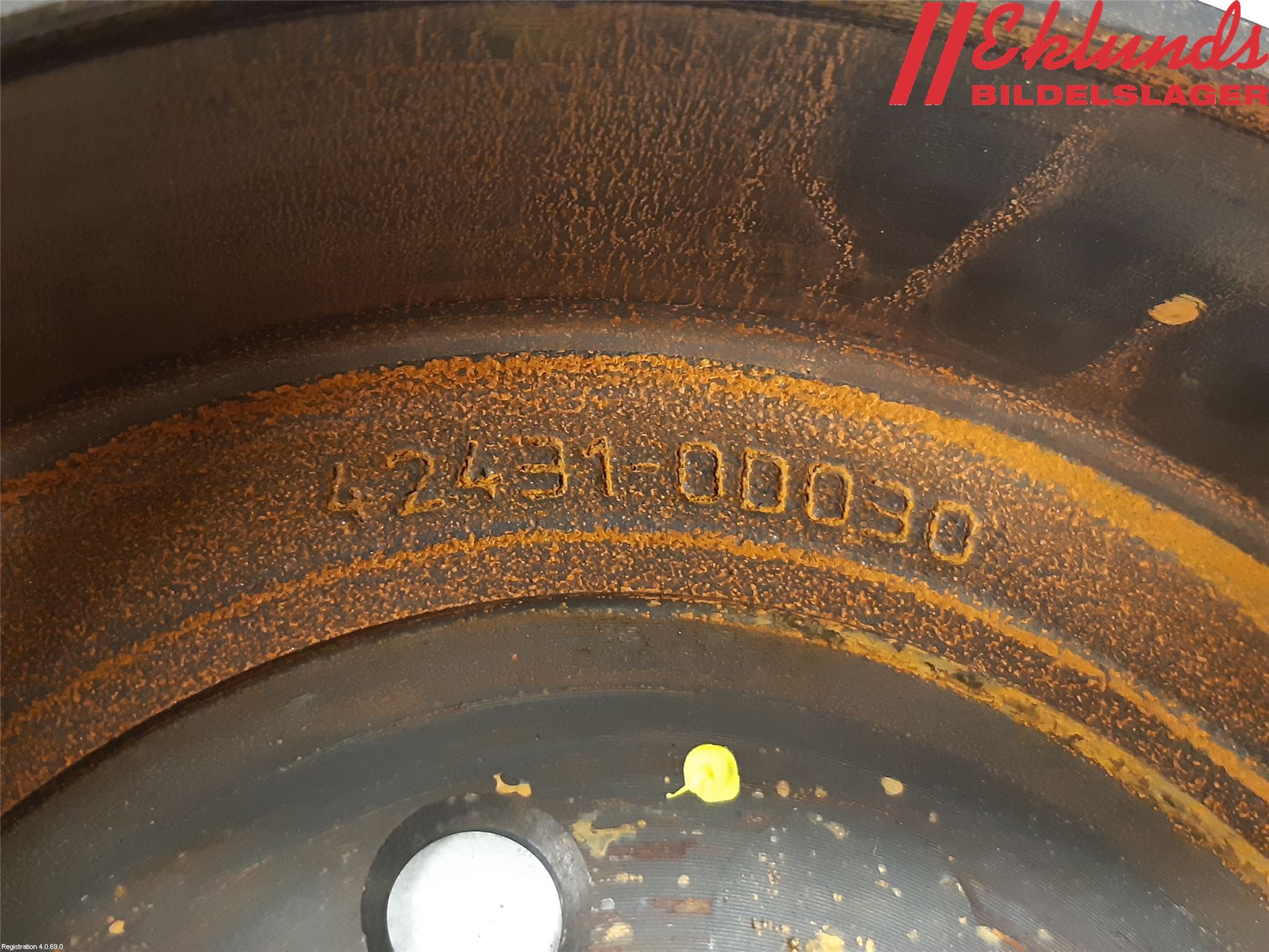 Toyota YARIS XP130 15-20 Bromstrumma Bak