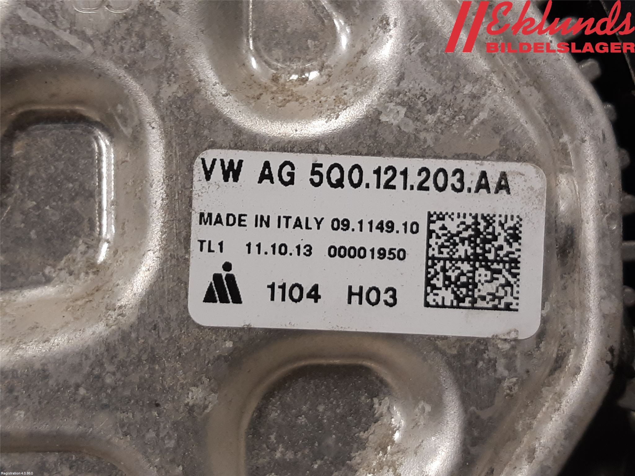 Audi A3/S3 05-13 Kylfläkt El