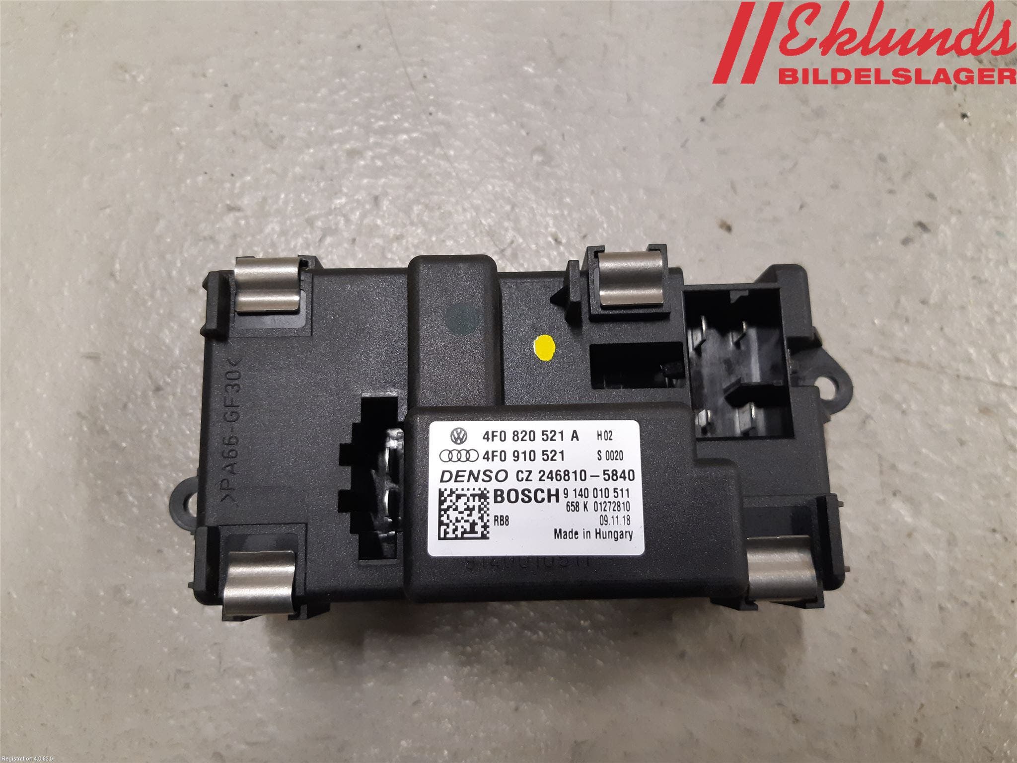 Audi A6/S6 05-11 Värmefläktsmotstånd