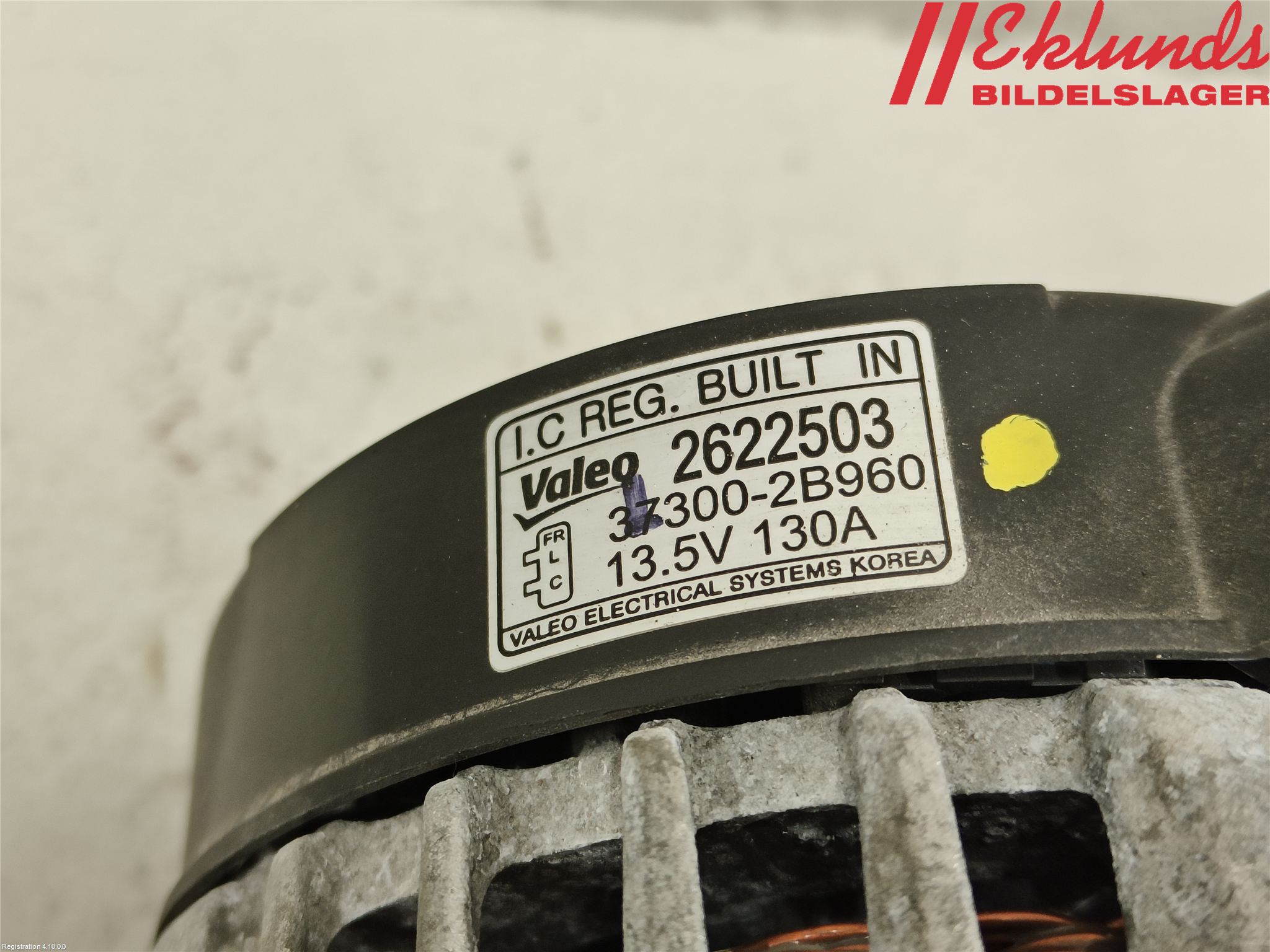 Kia SPORTAGE (QL) 16-21 Generator