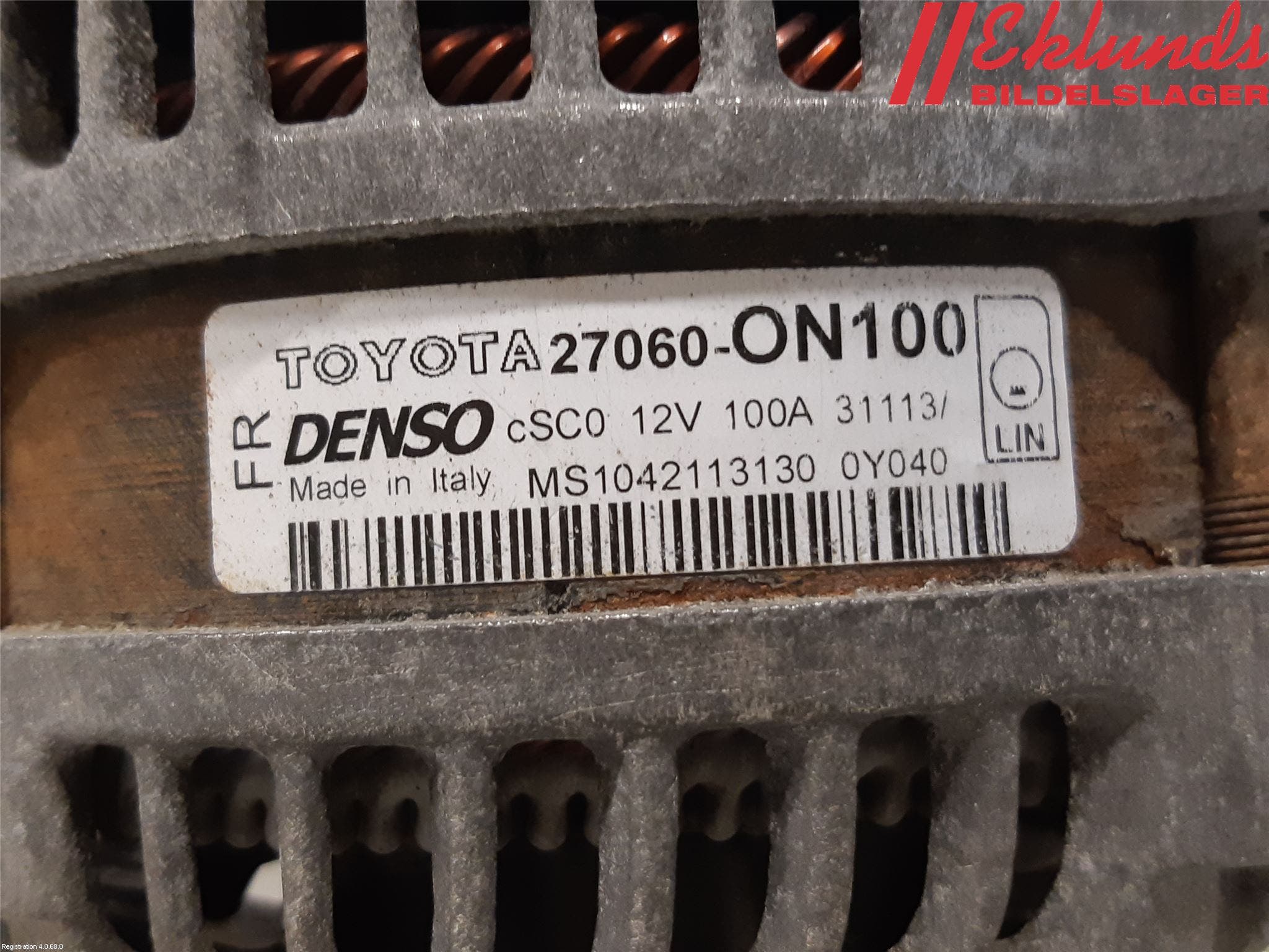 Toyota AURIS 13-19 Generator