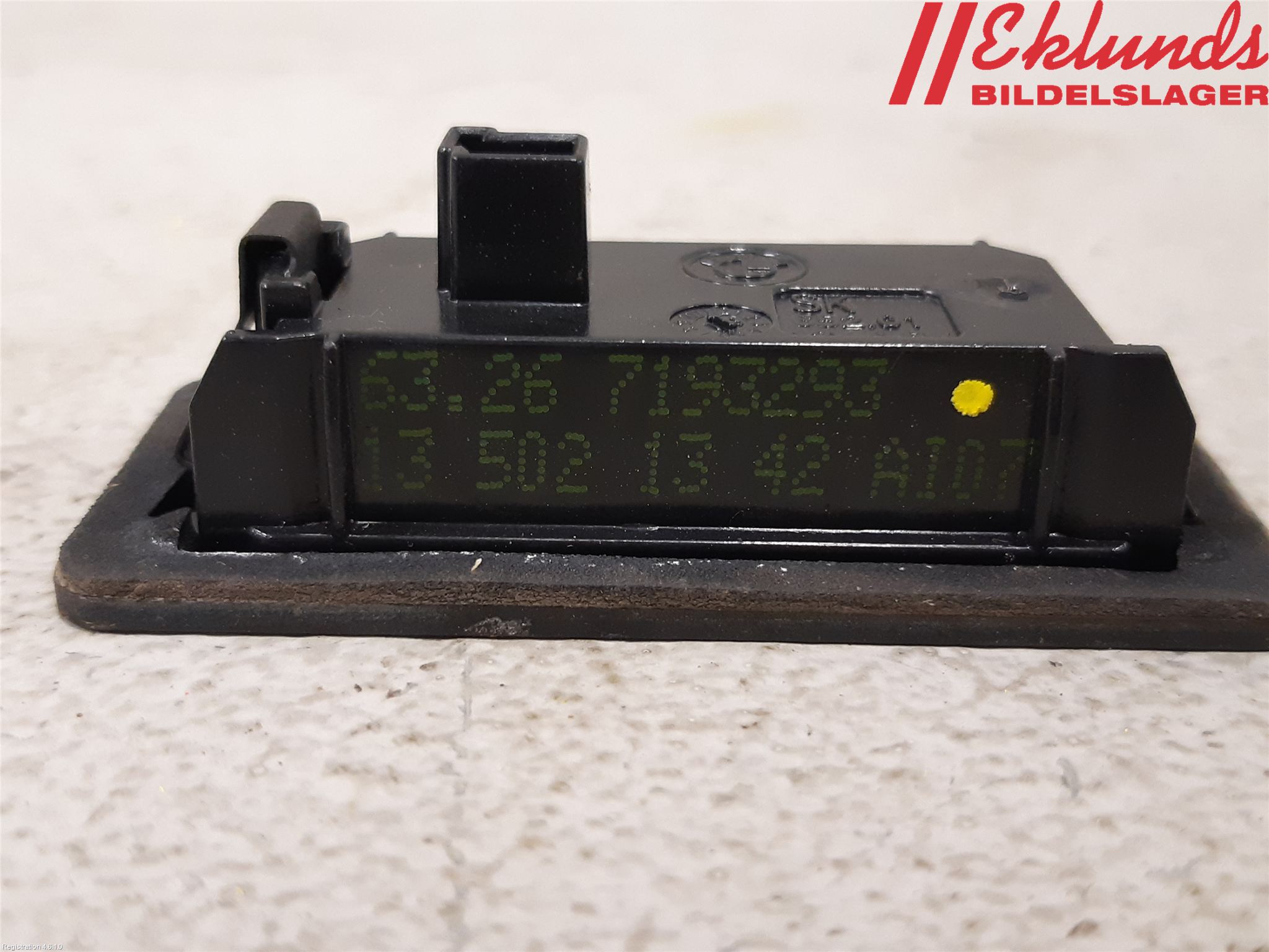 BMW X1 E84 10-15 Skylt Belysning