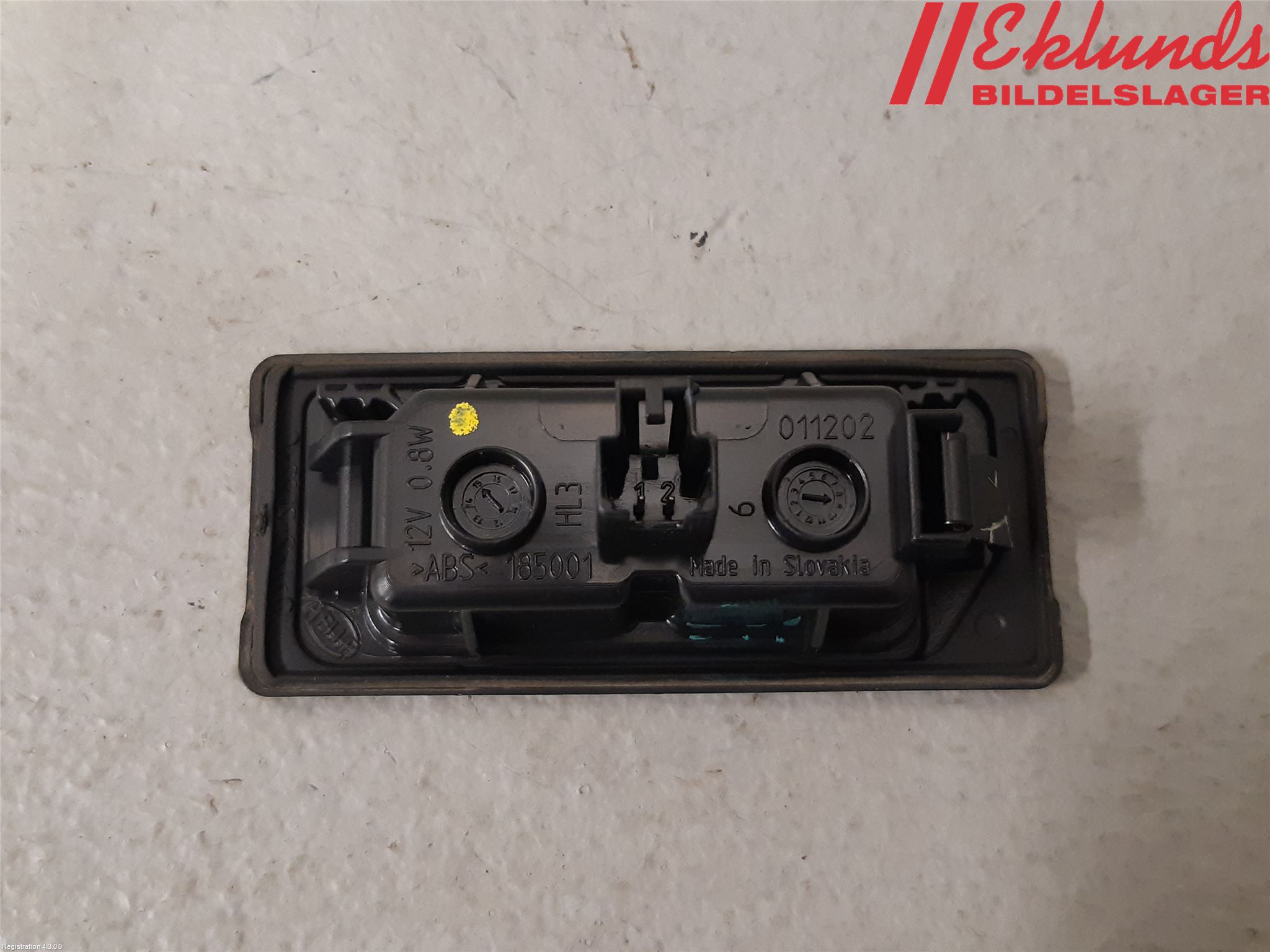 Volkswagen VW CADDY 16-20 Skylt Belysning