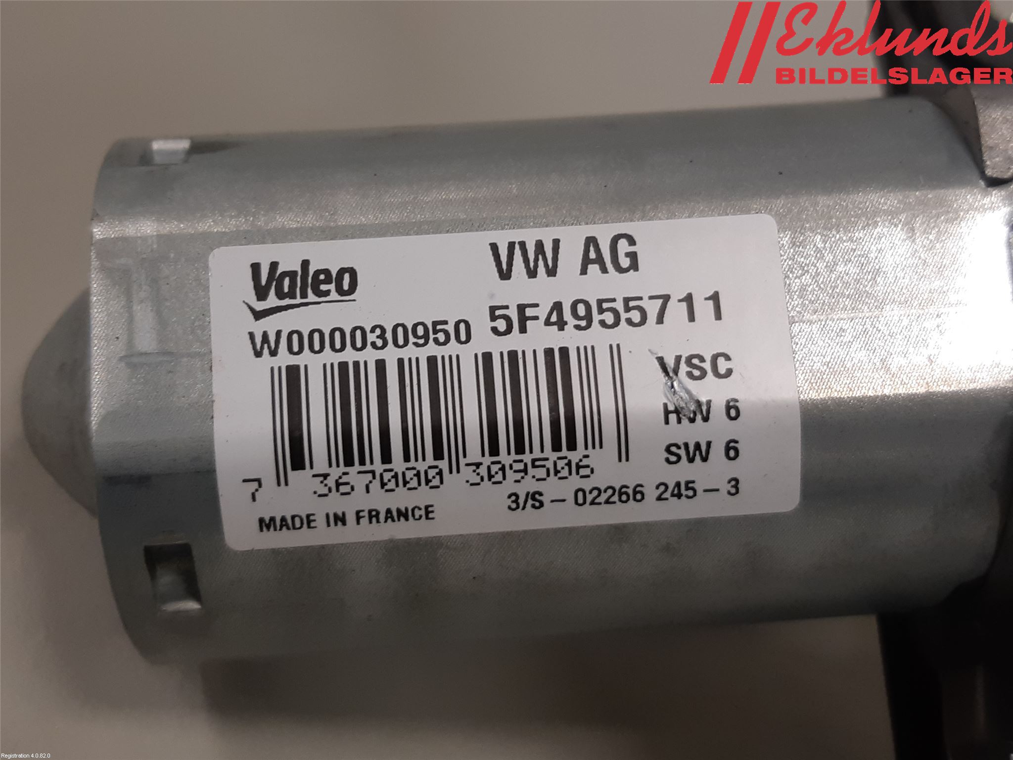 Skoda OCTAVIA (5E) 13-20 Torkarmotor Baklucka
