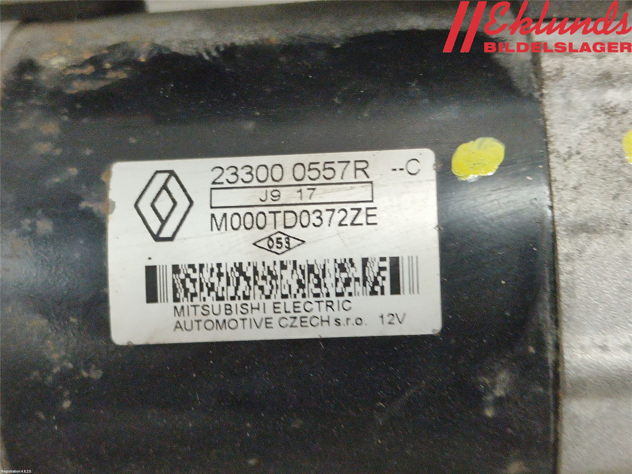 Renault CLIO IV 16-19 Startmotor