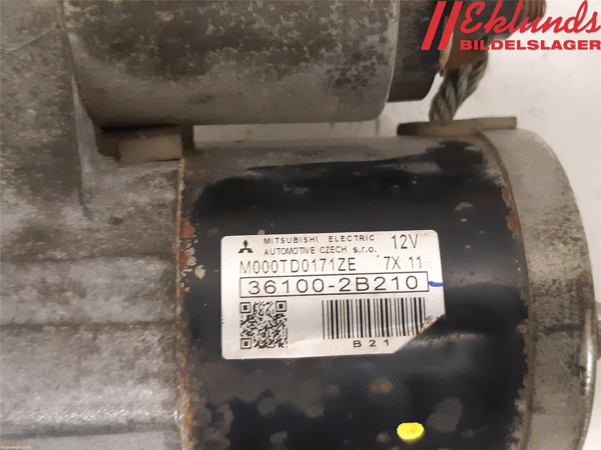 Kia SPORTAGE (QL) 16-21 Startmotor