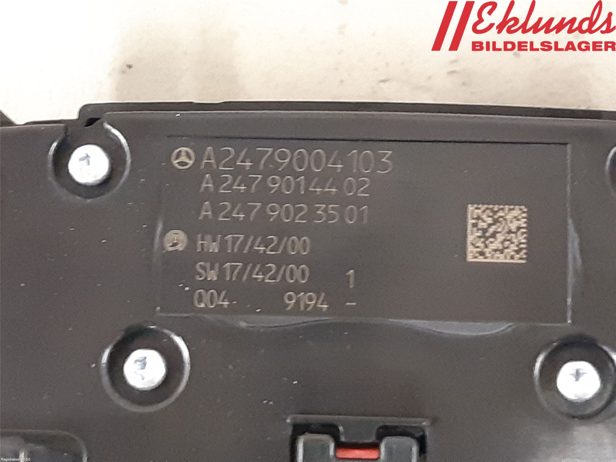 Mercedes-Benz MB CLA-KLASS (C118/X118) 19- Strömställare Multifunktion