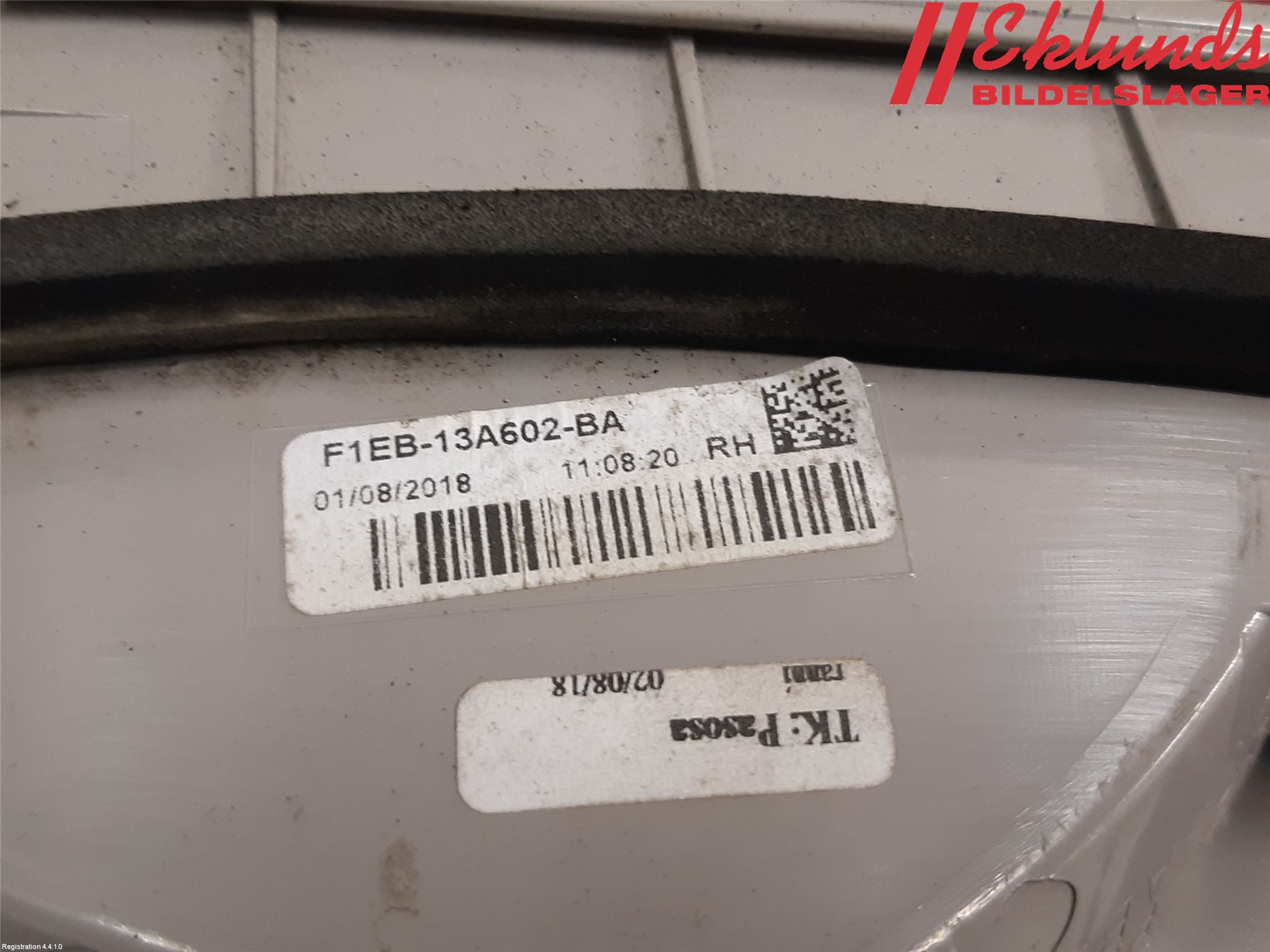 Ford FOCUS 15-18 Bakljus Lucka Hö