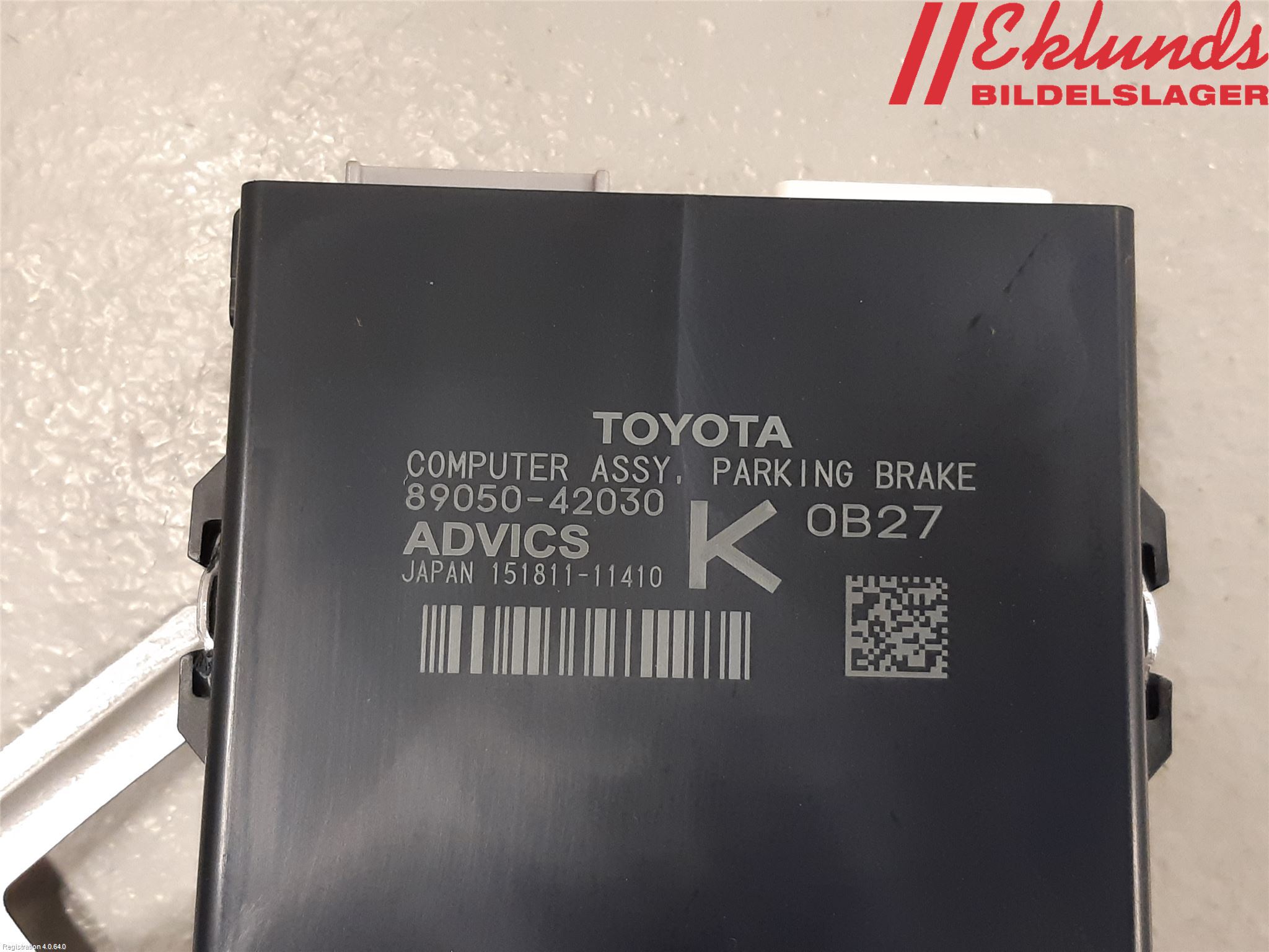 Toyota RAV4 19- Styrenhet Parkbroms Epb