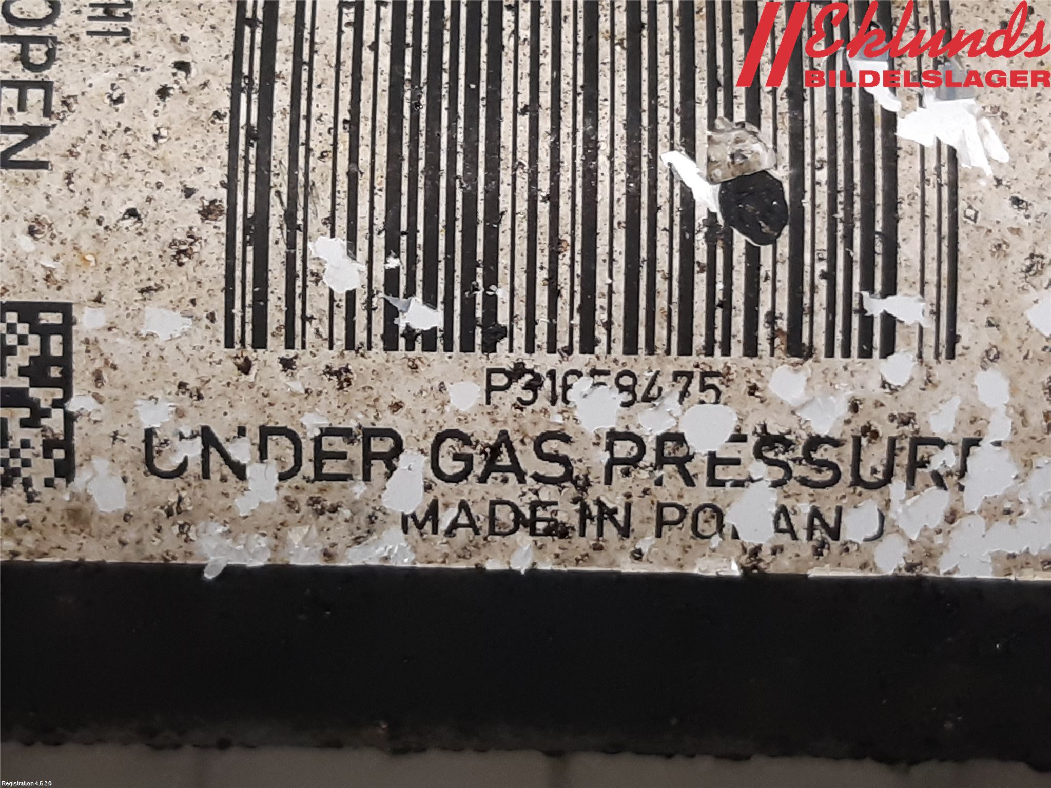 Volvo V60 19- Fjäderben Fram Höger