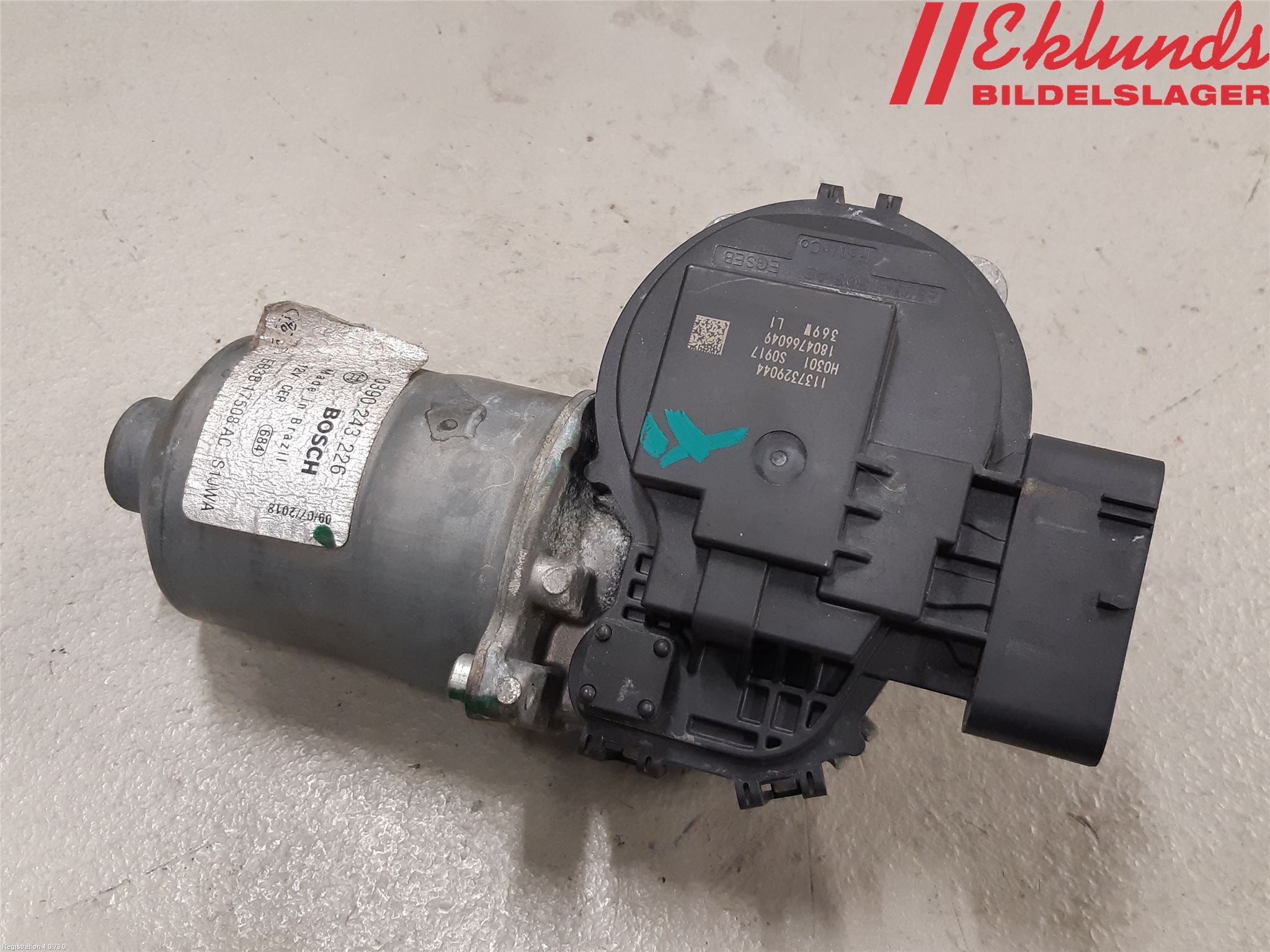 Ford RANGER EU 12-23 Torkarmotor Vindruta