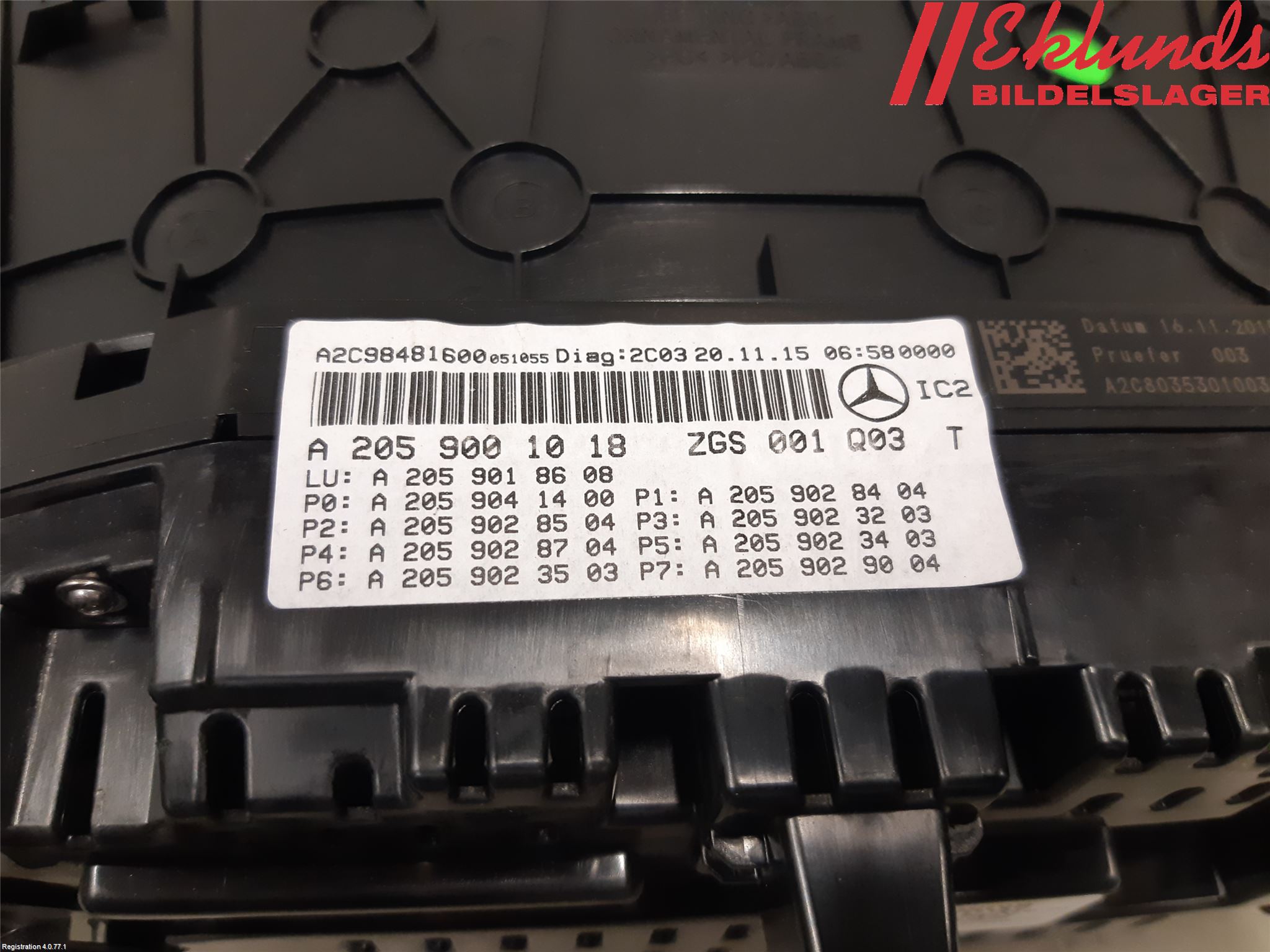 Mercedes-Benz MB C-KLASS (W205) 14-21 Instrument Komb