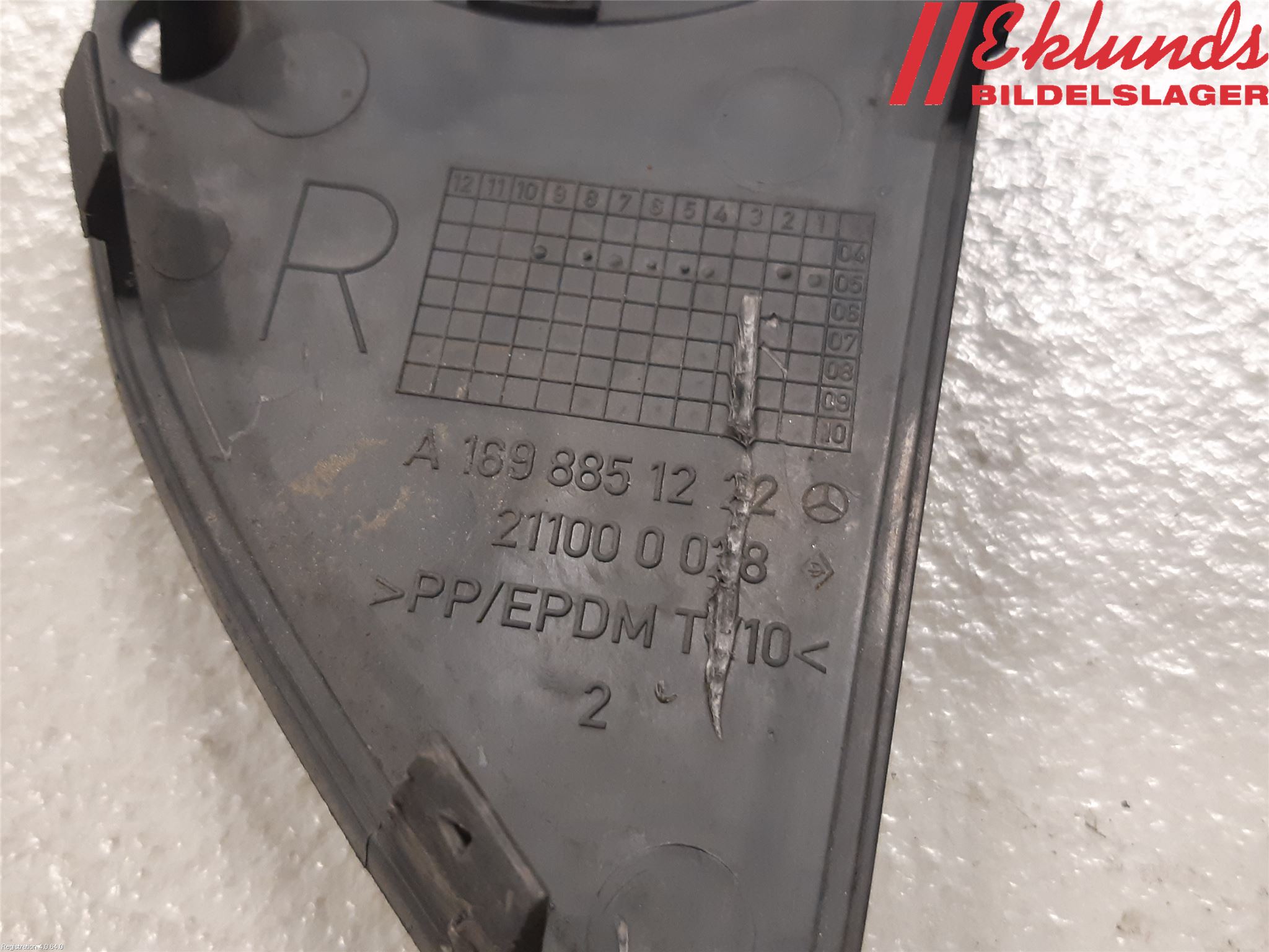 Mercedes-Benz MB B-KLASS (W245) 05-12 Dimljussarg Fram