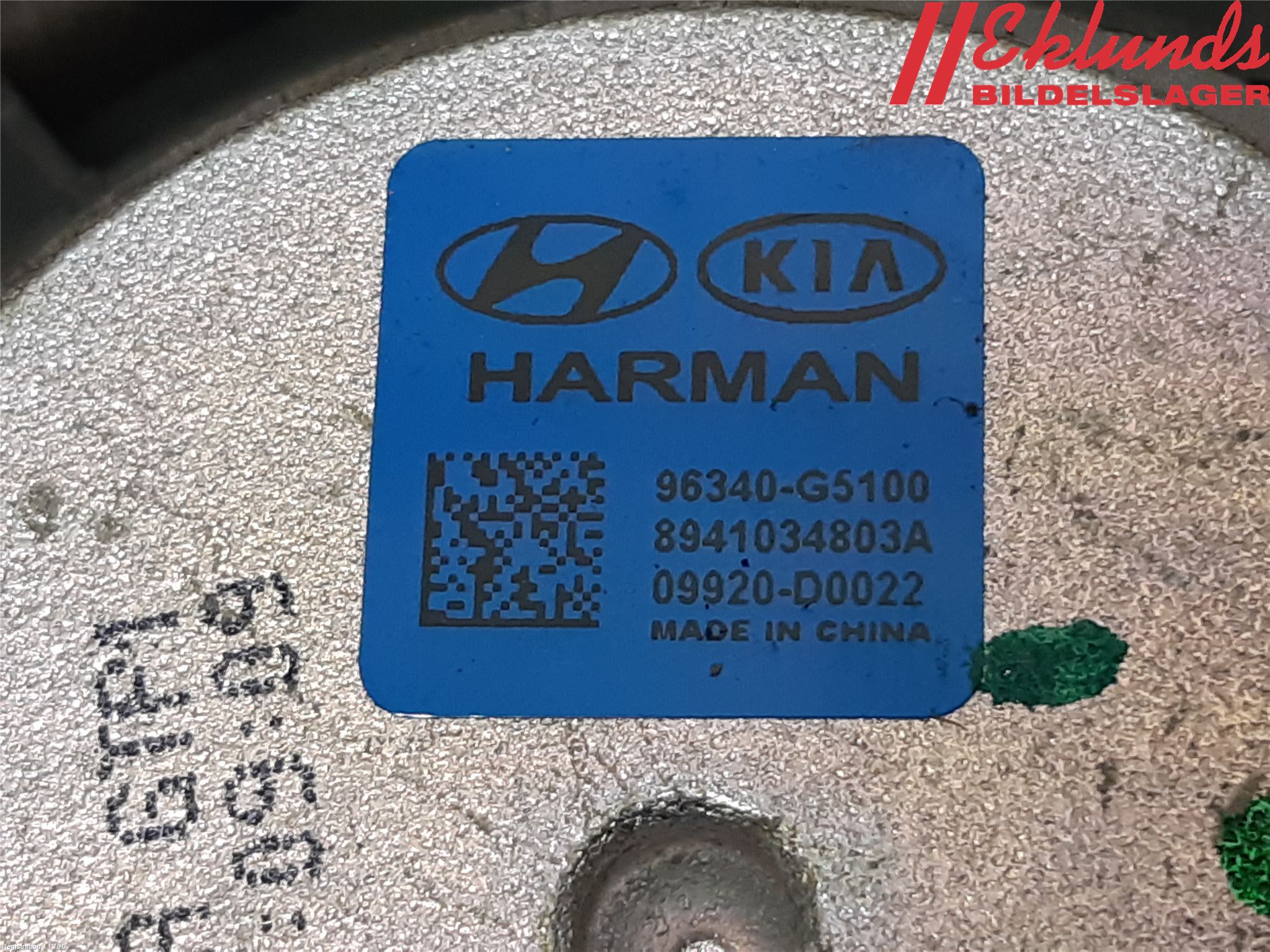 Kia NIRO (DE) 17-22 Högtalare